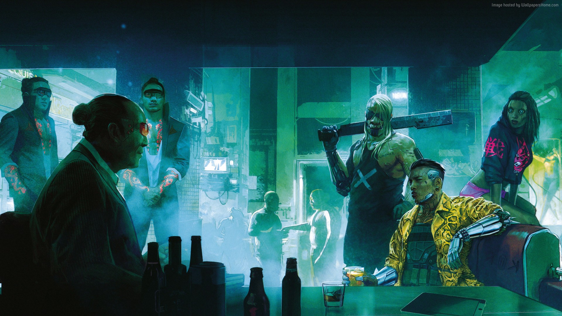 Cyberpunk 2077 E3 2018 artwork HD Wallpaper