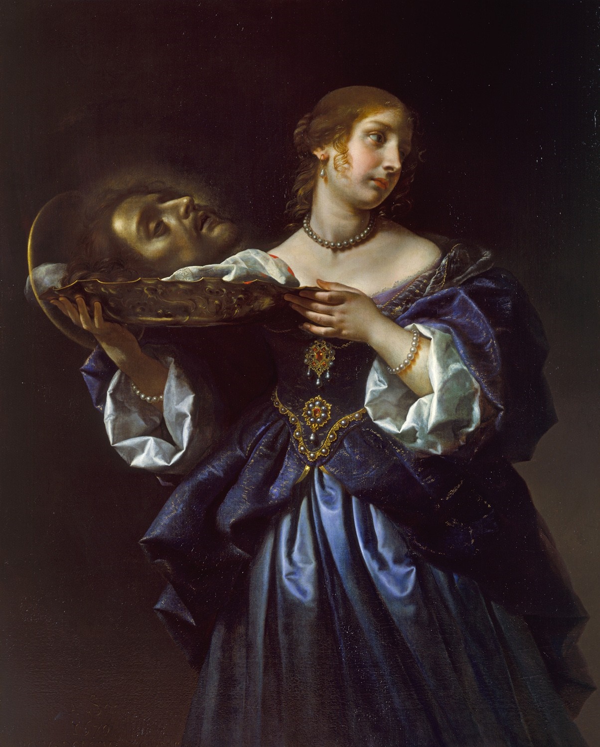 Salome with the Head of John the Baptist HD Wallpaper