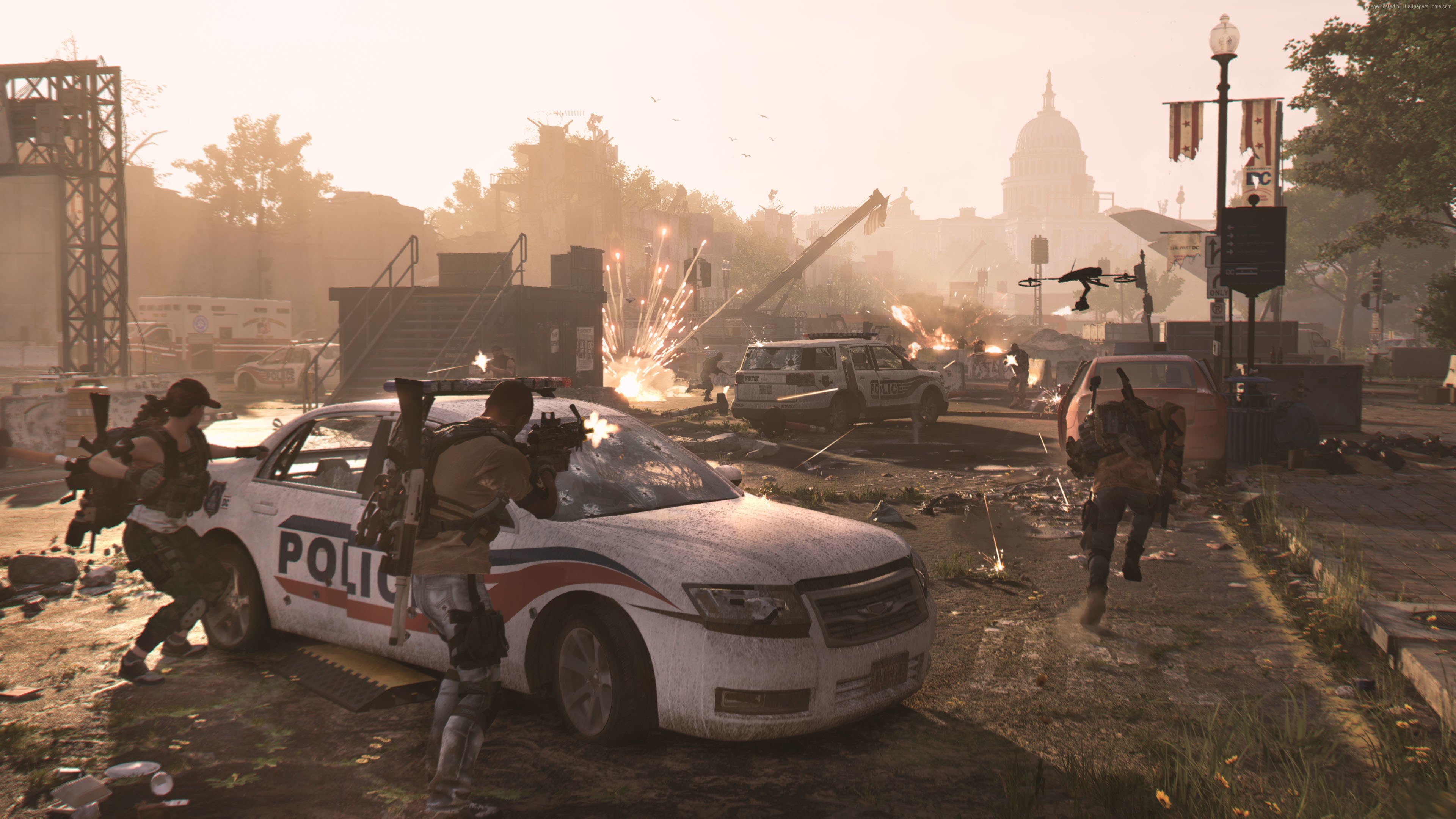 4K screenshot from Tom Clancy's The Division 2 HD Wallpaper