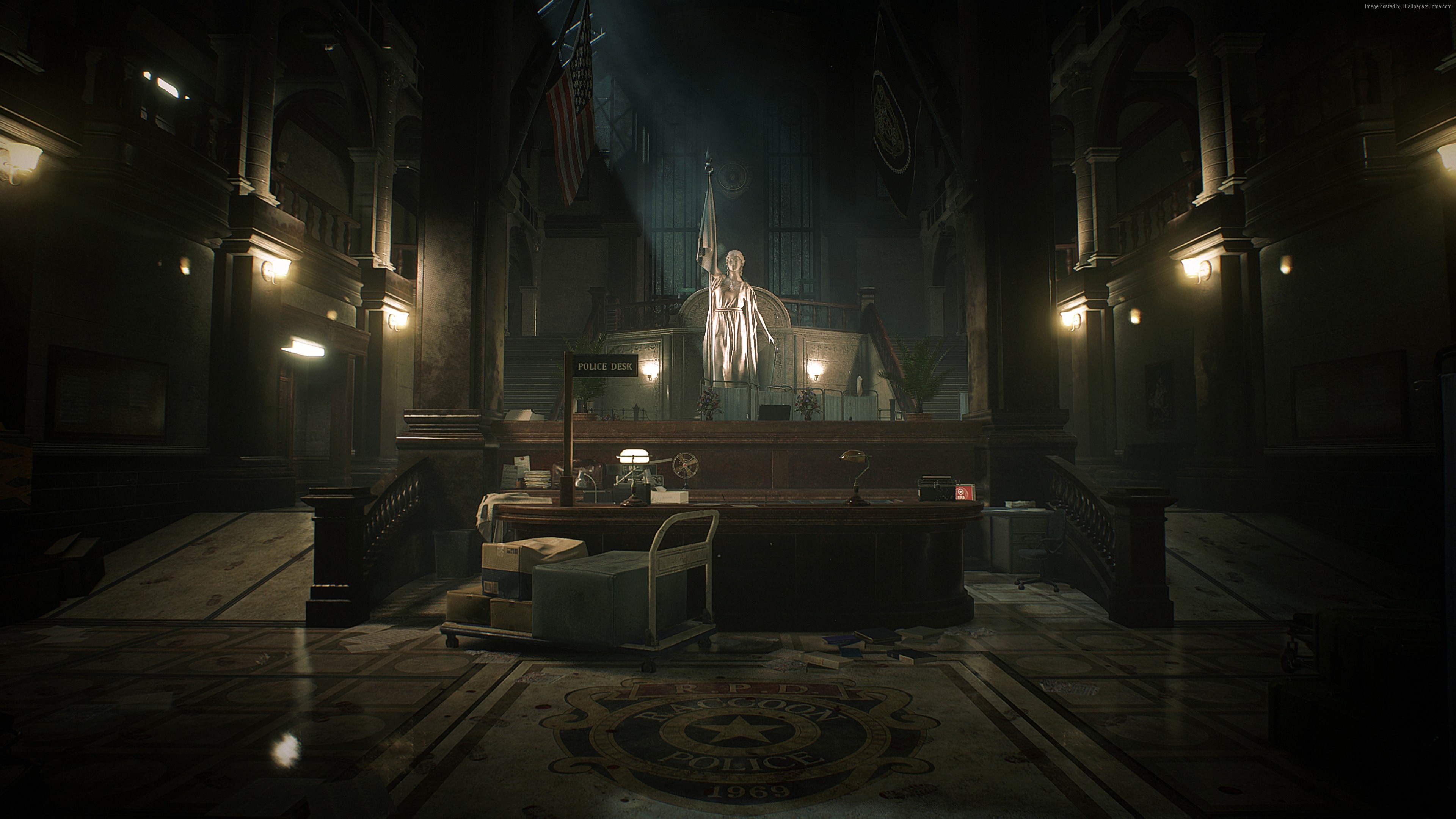 Resident Evil 2 4K screenshot HD Wallpaper