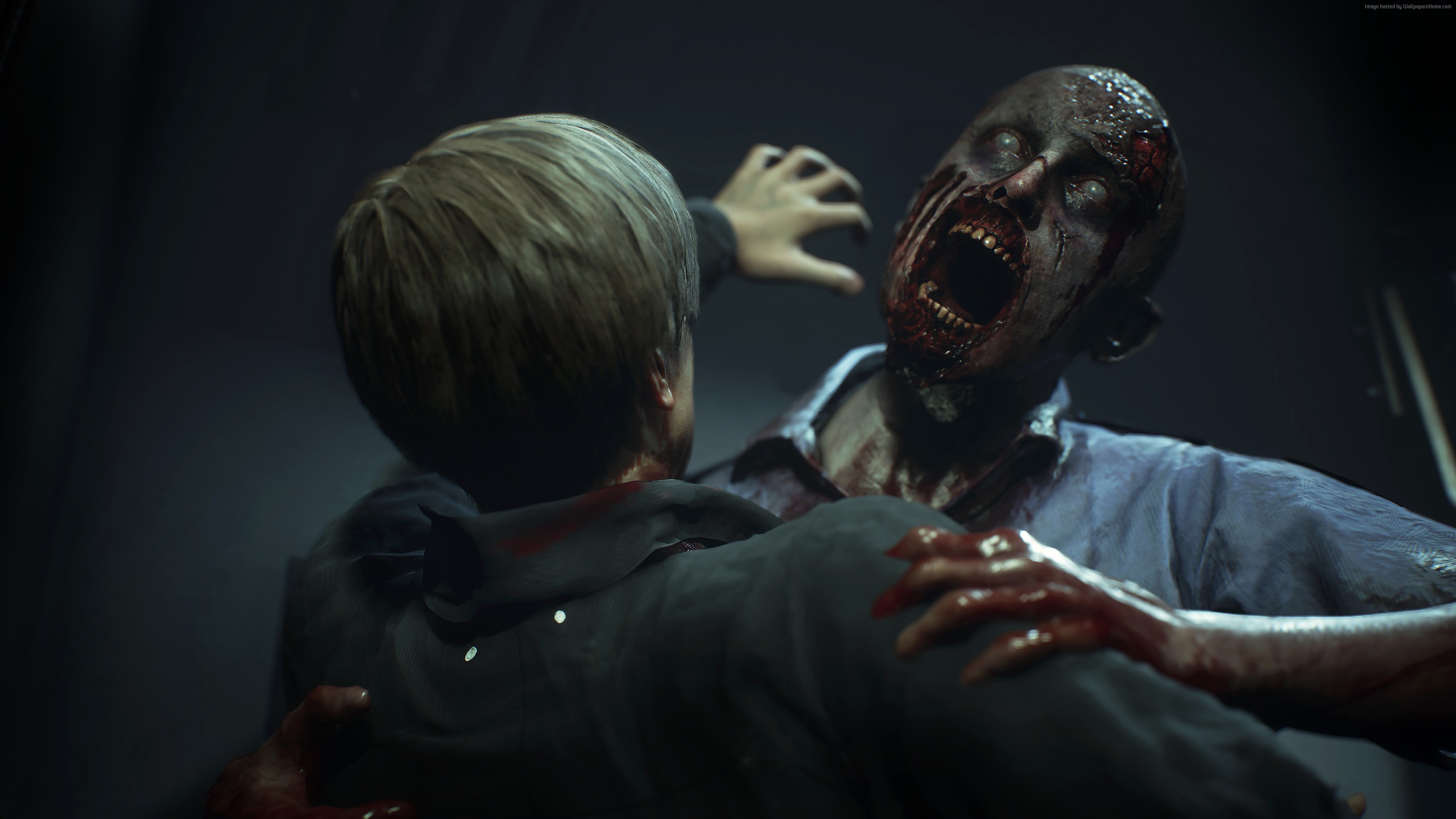 Resident Evil 2 screenshot 4K HD Wallpaper