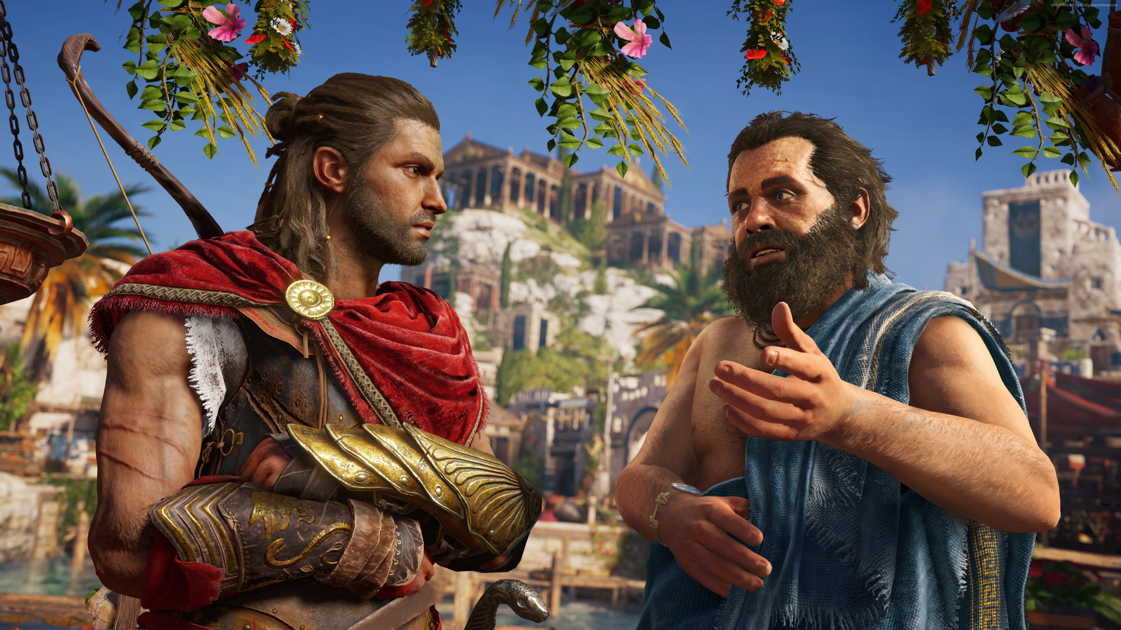 Alexios from Assassins Creed Odyssey in 4K HD Wallpaper