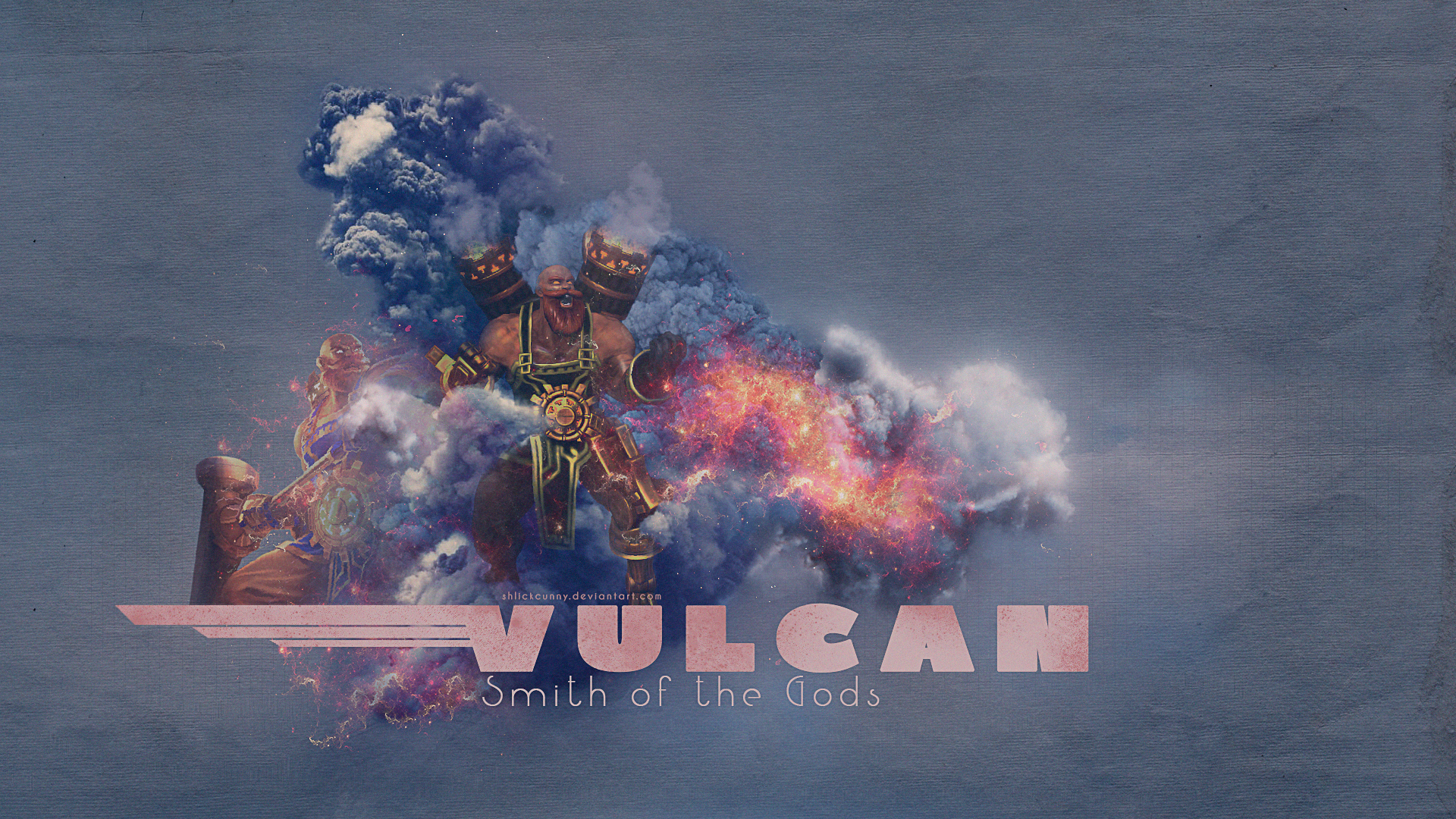 Vulcan from Smite Smith of the Gods HD Wallpaper