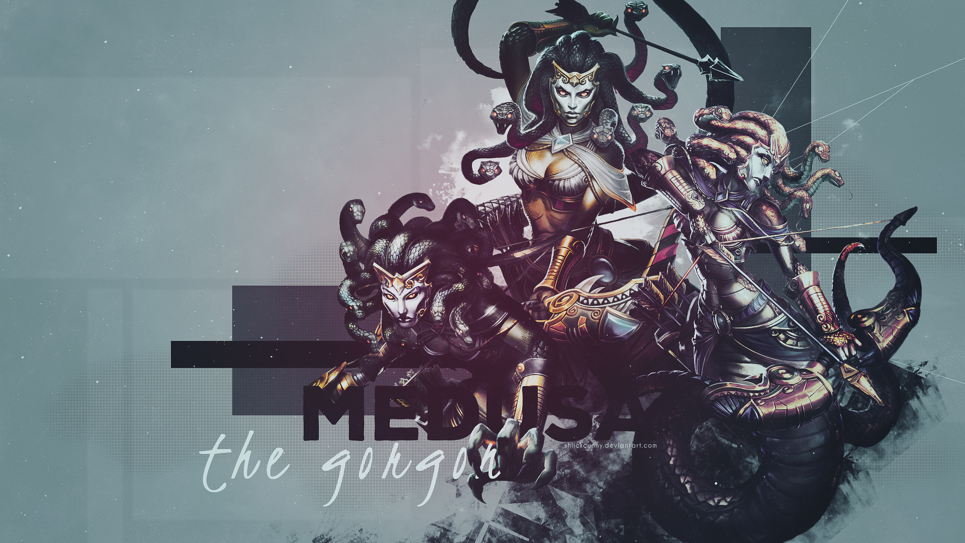 Medusa the Gorgon from Smite MOBA HD Wallpaper