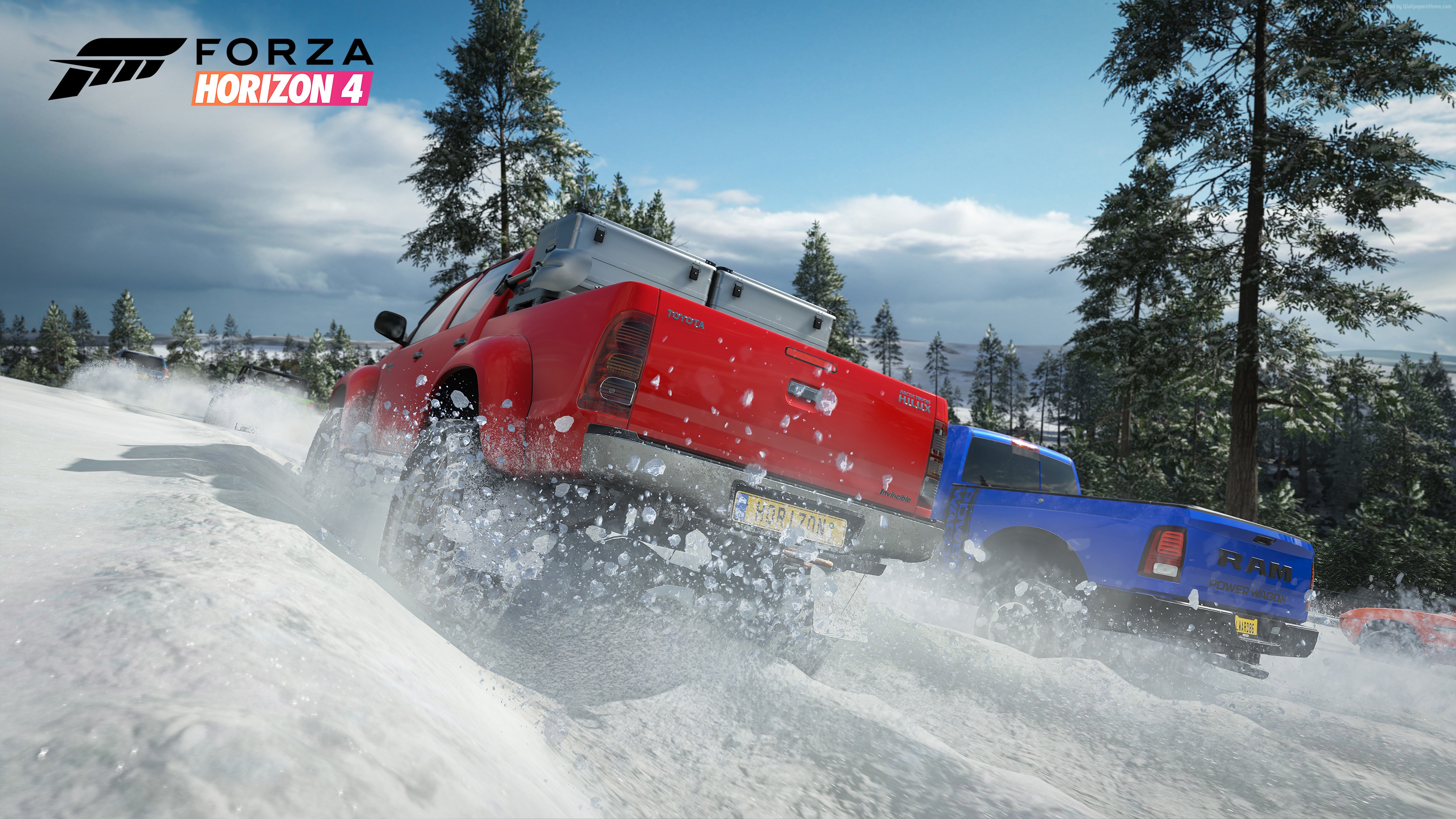 Forza Horizon 4 4K screenshot HD Wallpaper
