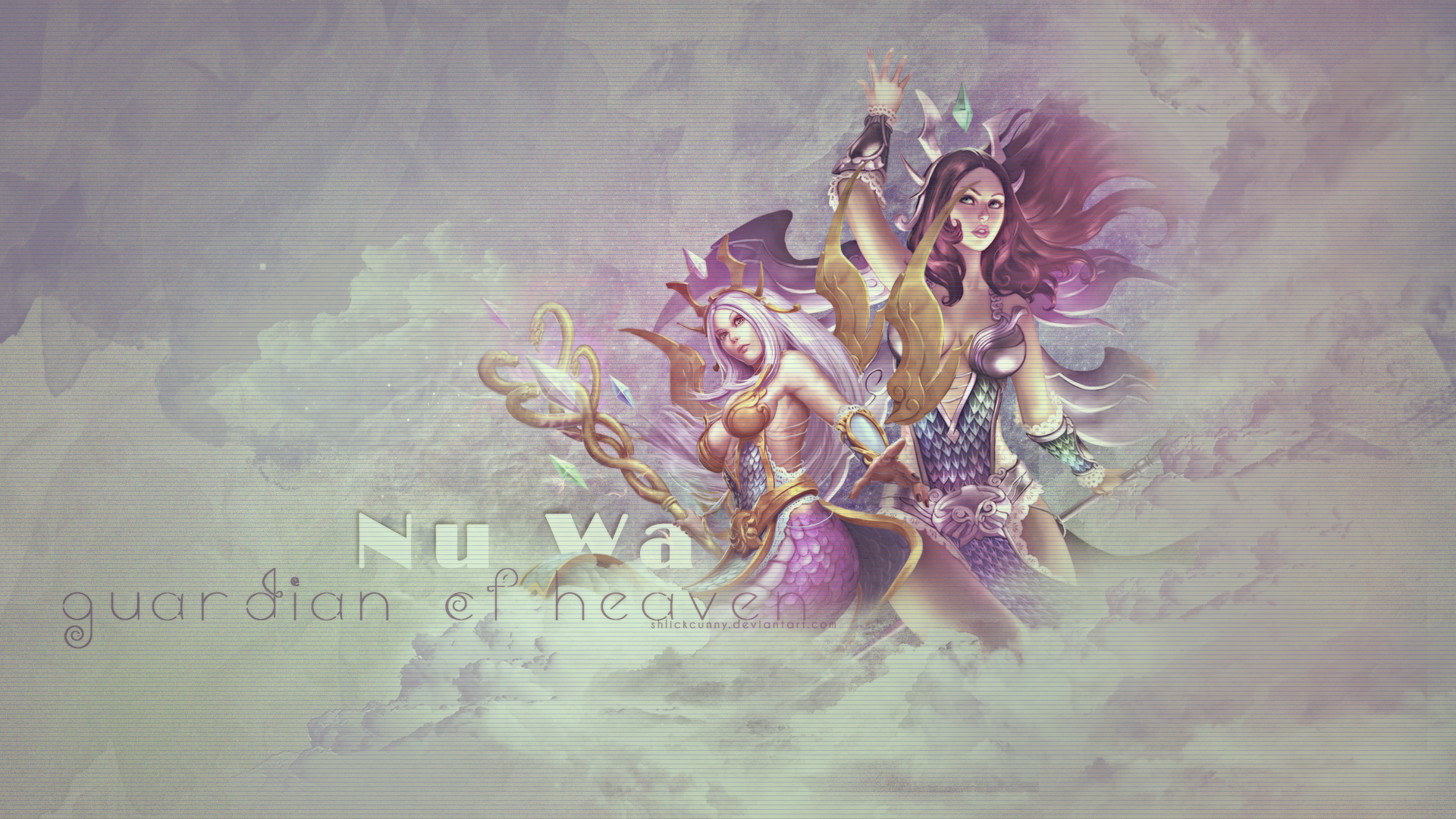 Nu Wa, guardian of heaven from Smite HD Wallpaper