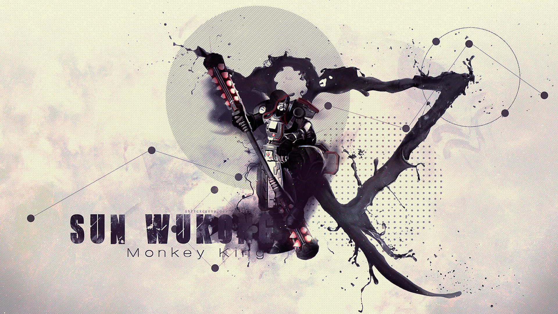 Sun Wukong Monkey King from Smite MOBA HD Wallpaper