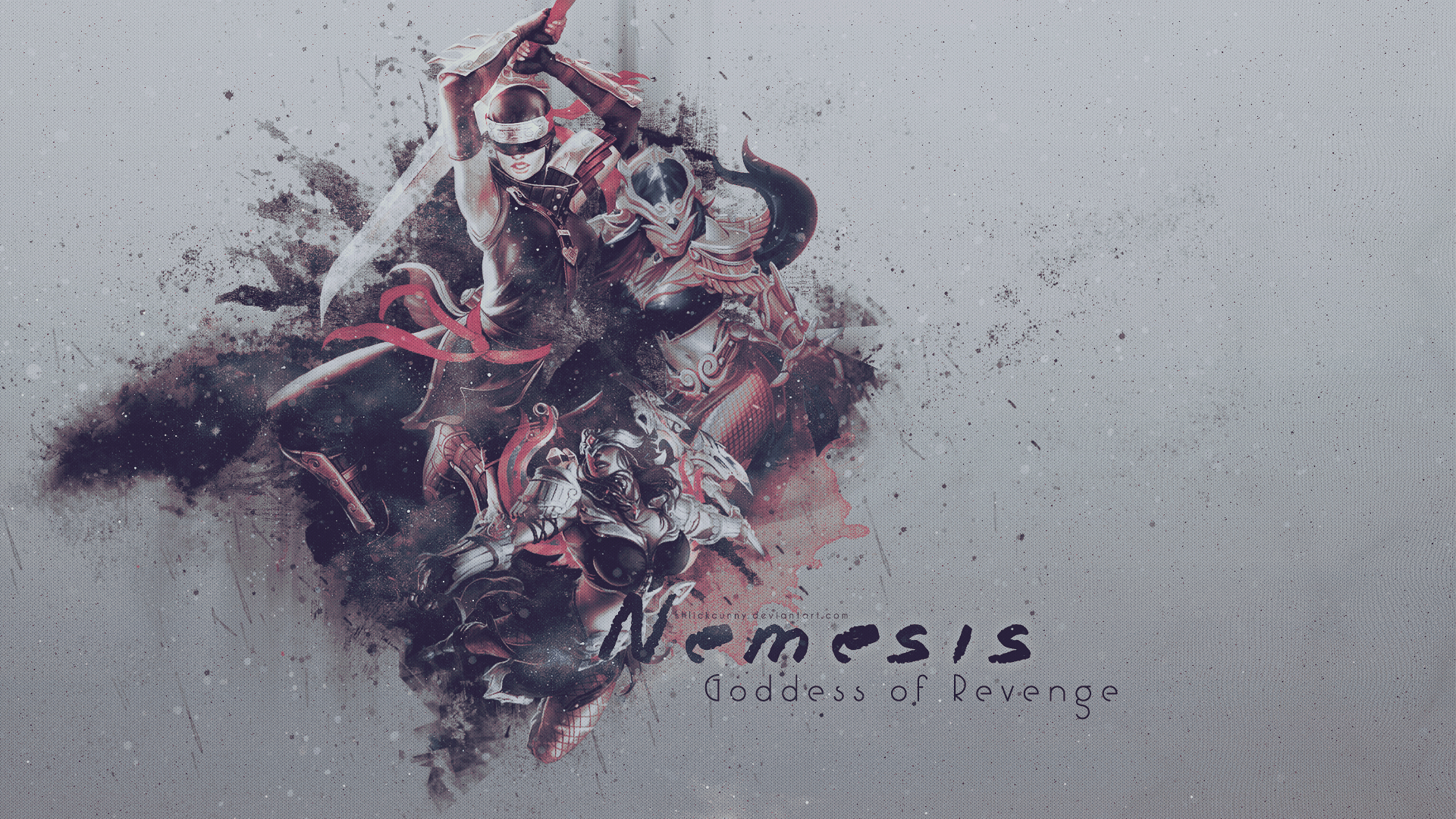 Nemesis Goddess of Revenge from Smite MOBA HD Wallpaper