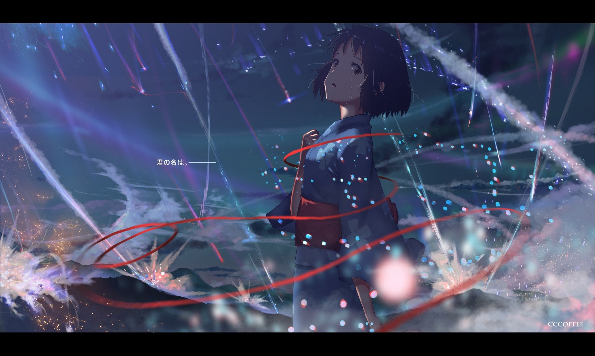 Mitsuha Miyamizu from Your Name. HD Wallpaper