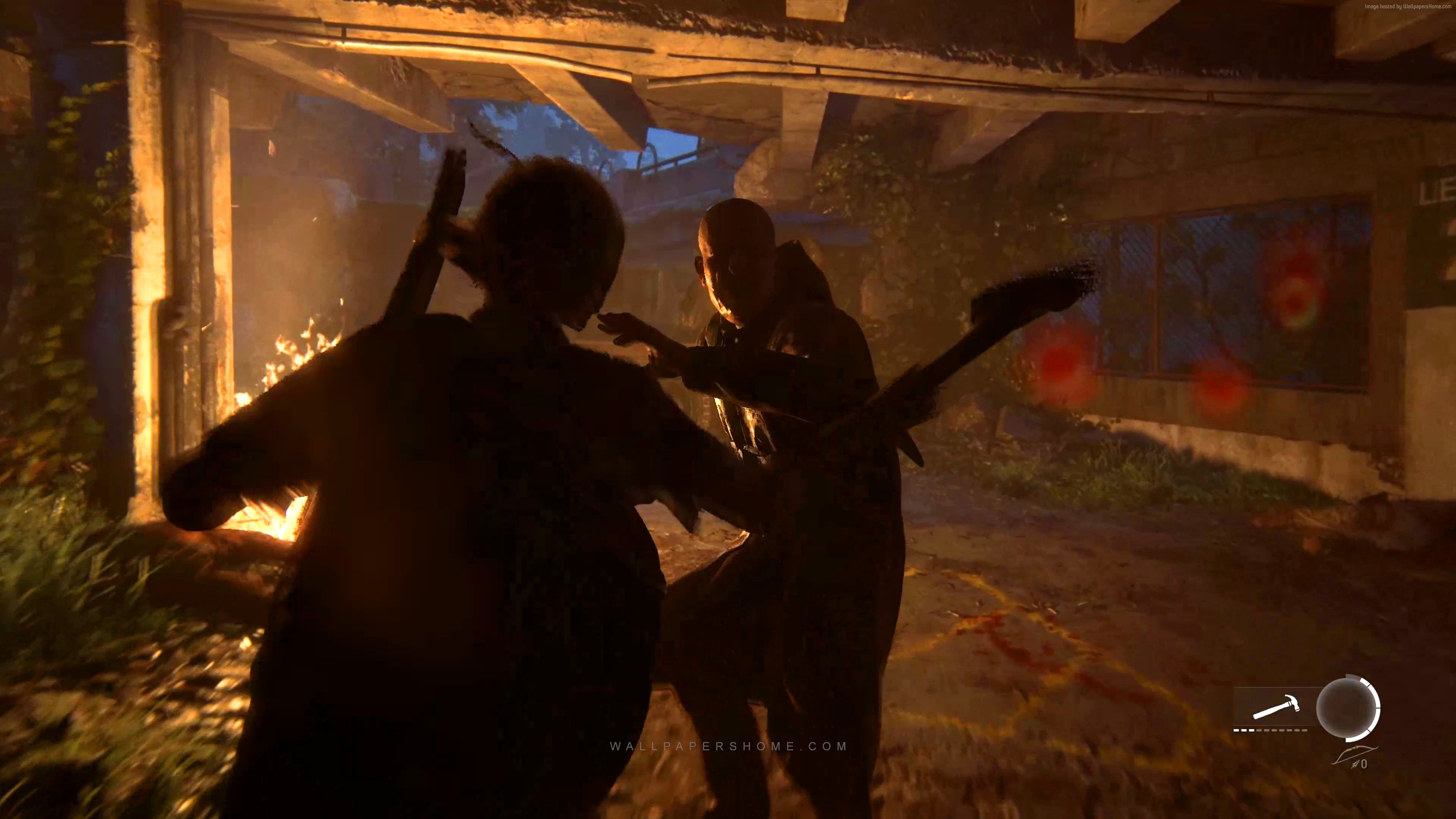 Ellie from The Last of Us: Part 2 in combat HD Wallpaper