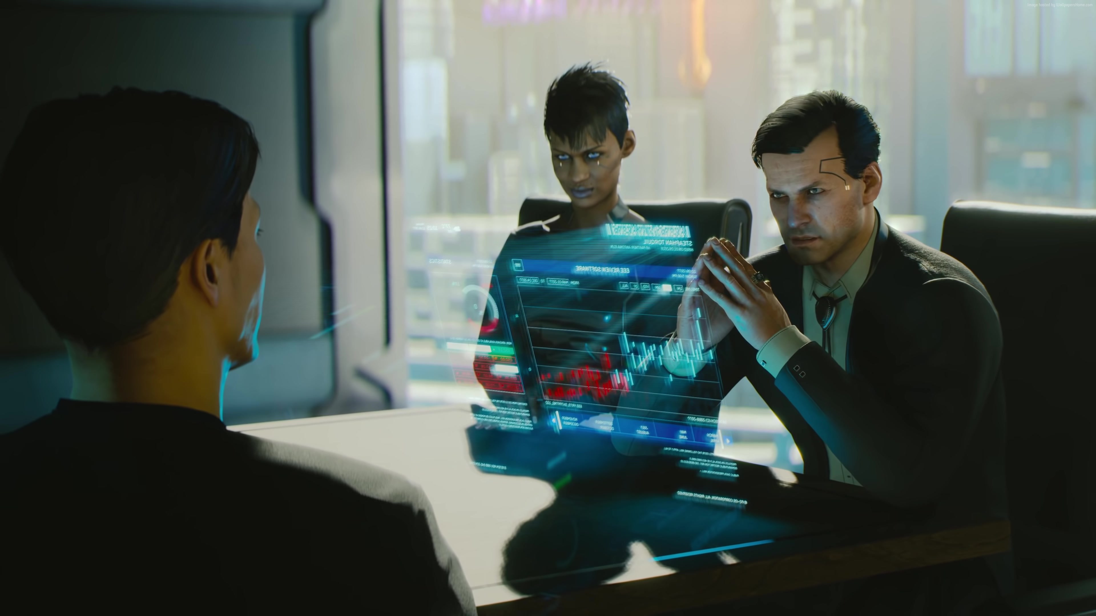 Cyberpunk 2077 E3 2018 screenshot HD Wallpaper