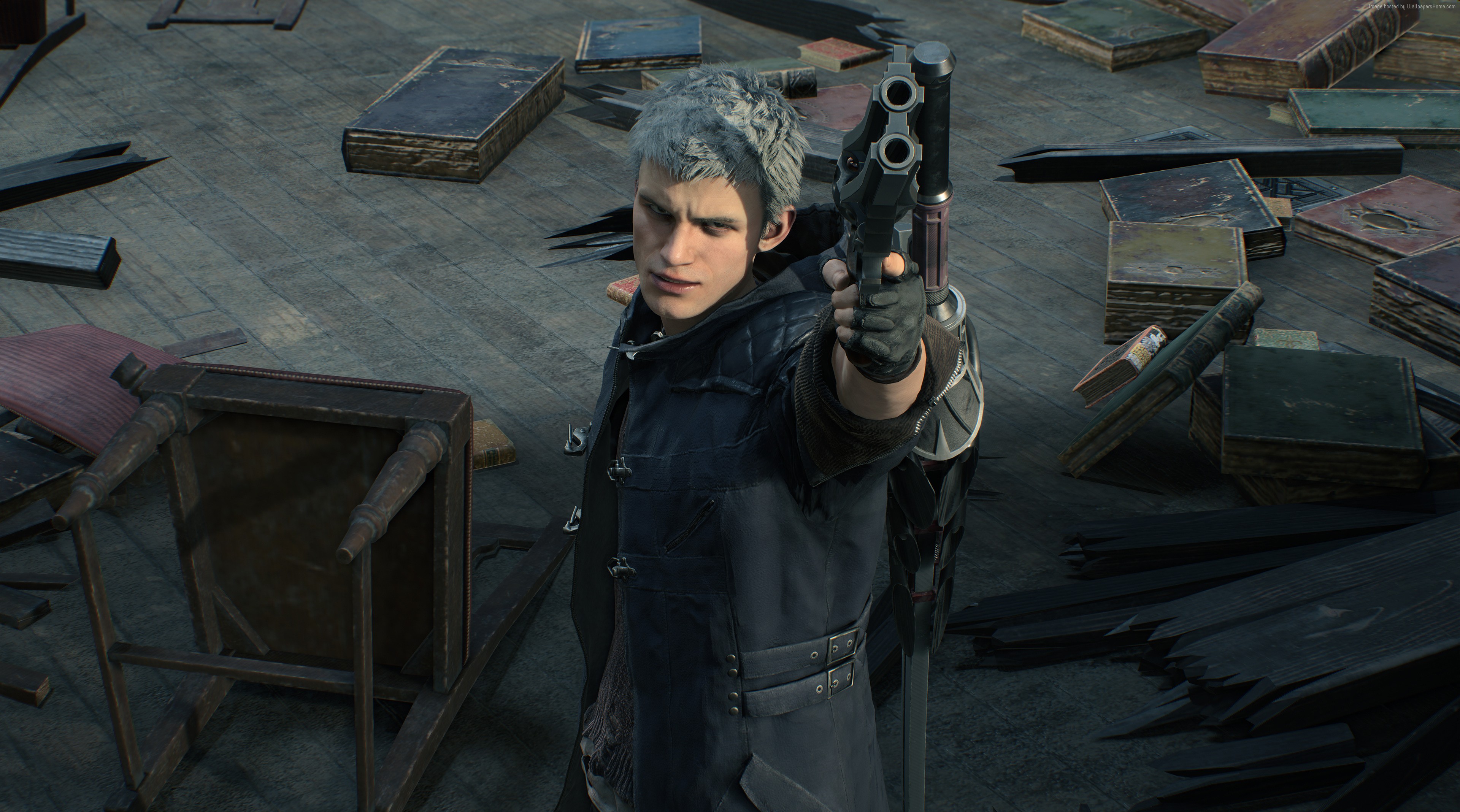 Nero from Devil May Cry 5 in 4K HD Wallpaper