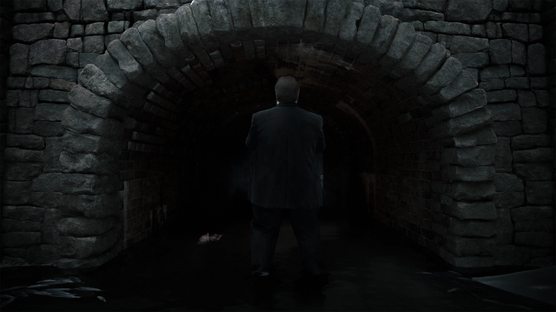 Mads Mikkelsen in a tunnel from Death Stranding HD Wallpaper