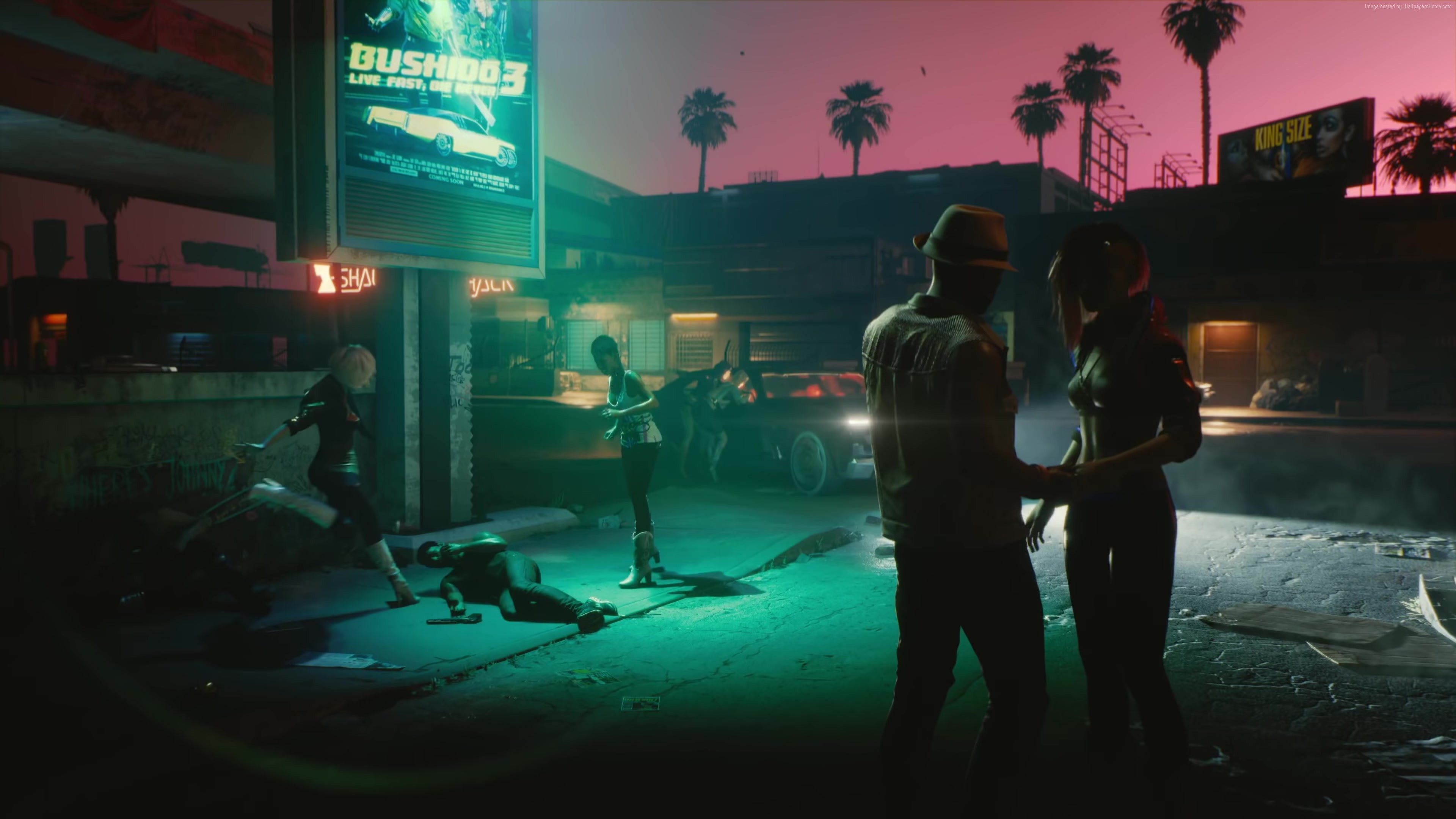 Cyberpunk 2077 E3 2018 screenshot 4K HD Wallpaper