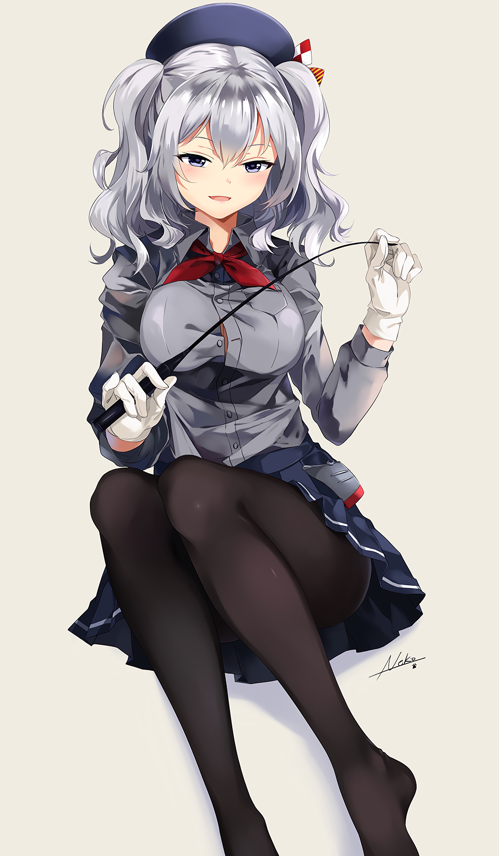 Kashima from Kantai Collection with whip HD Wallpaper