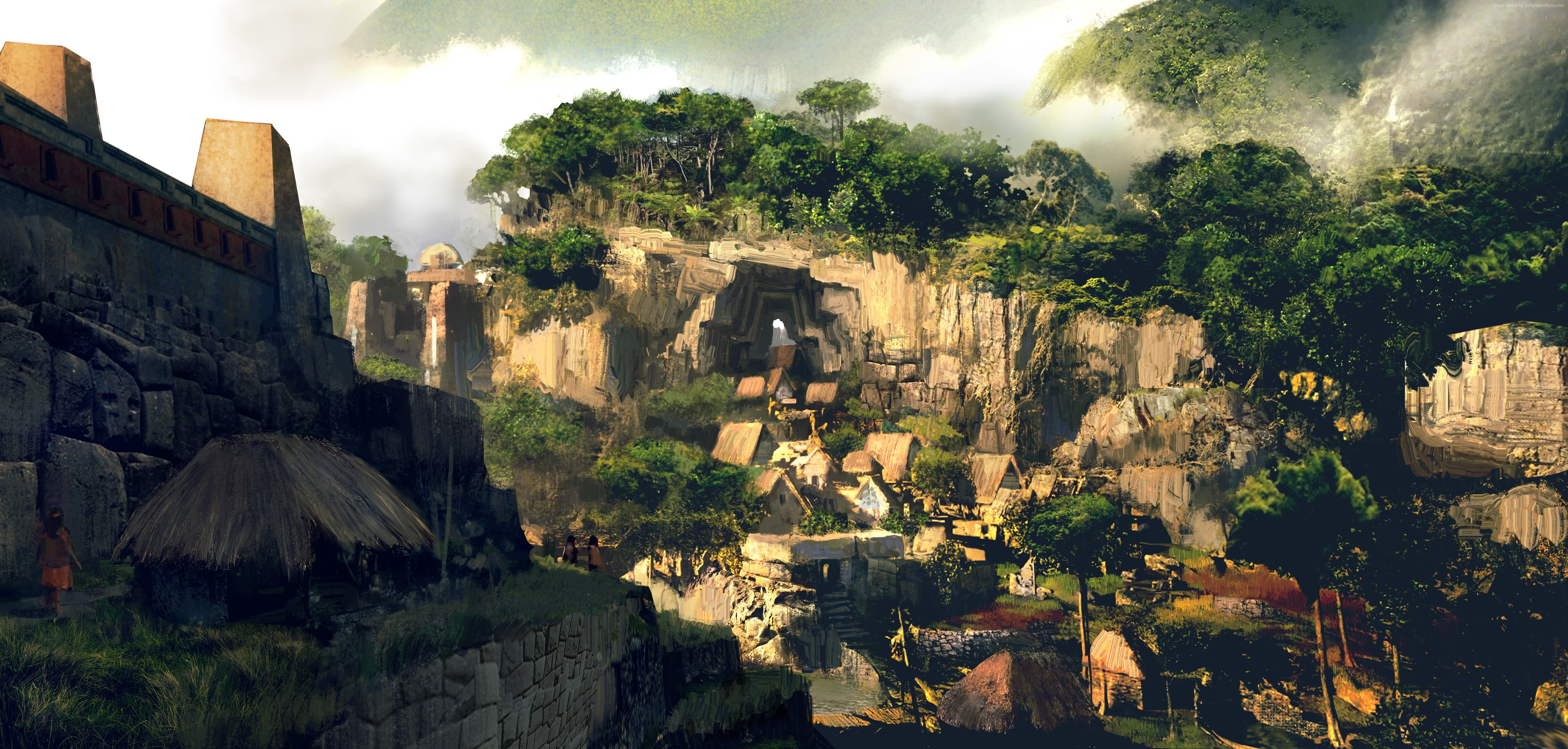 Lara Croft from Shadow of the Tomb Raider HD Wallpaper