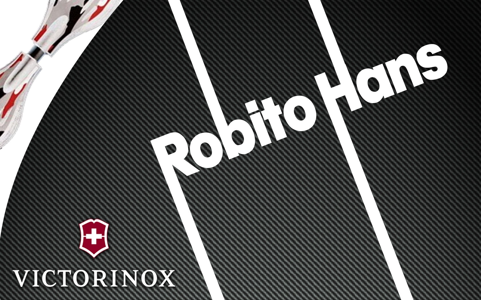 Robito Hans and Victorinox Logo HD Wallpaper