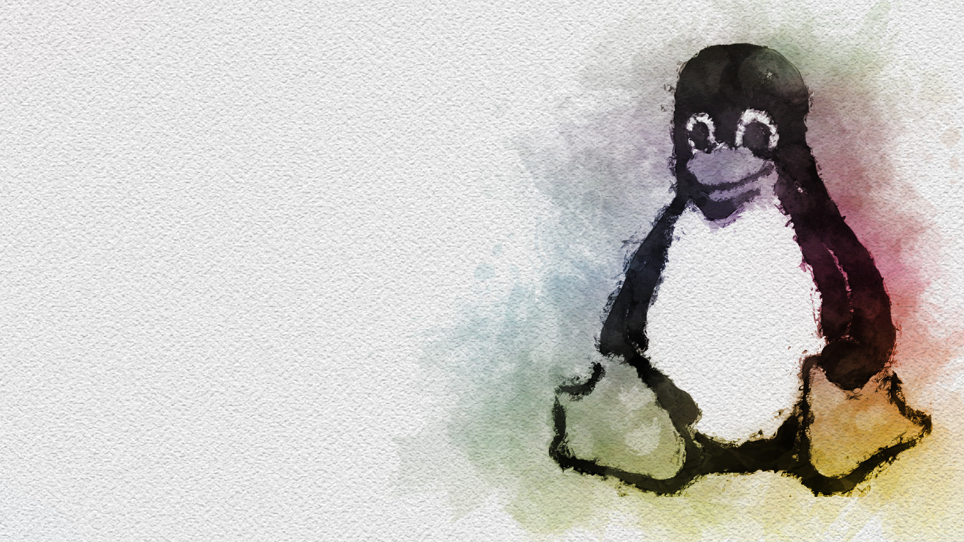 Tux the Linux Penguin illustration HD Wallpaper