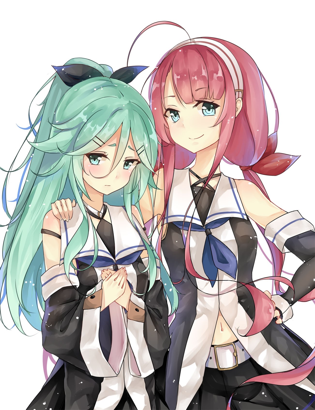 Yamakaze and Akashi from Kantai Collection HD Wallpaper
