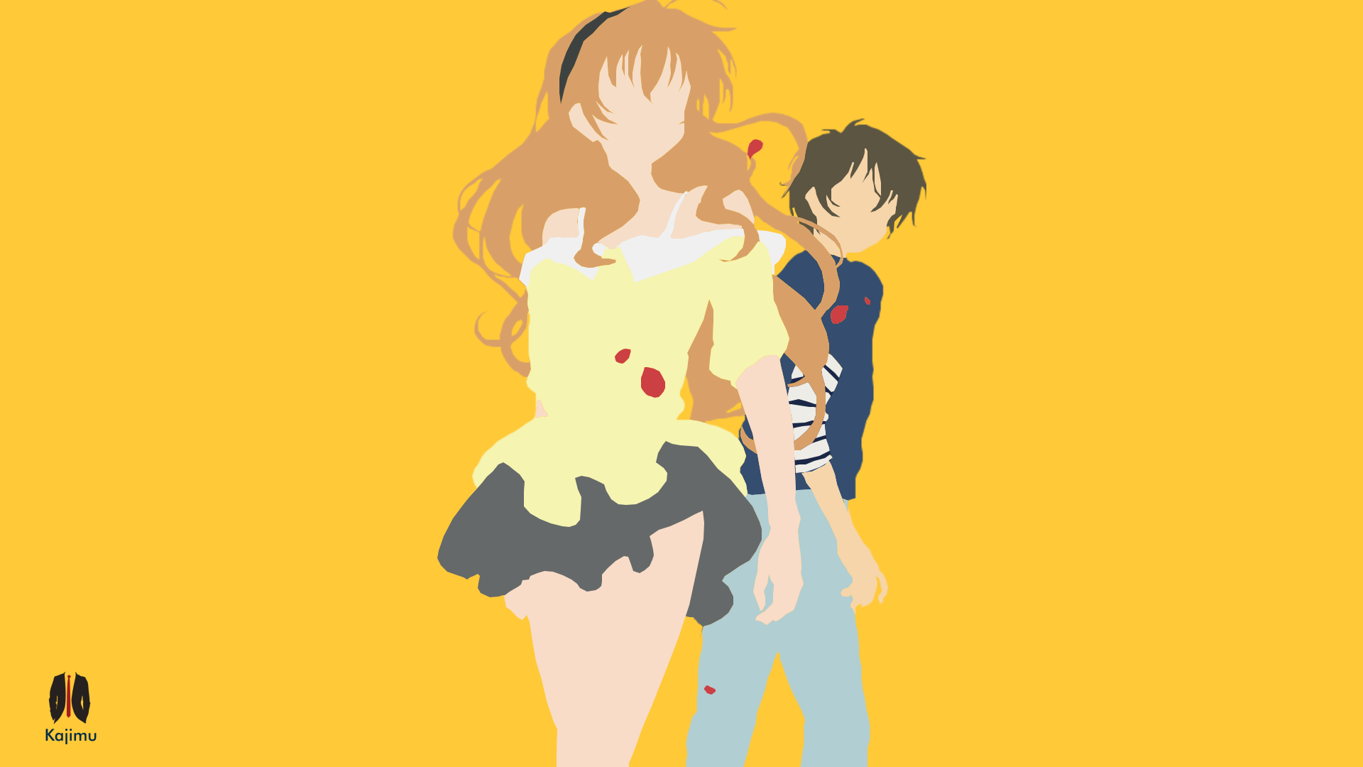 Kaga Kouko and Tada Banri from Golden Time HD Wallpaper