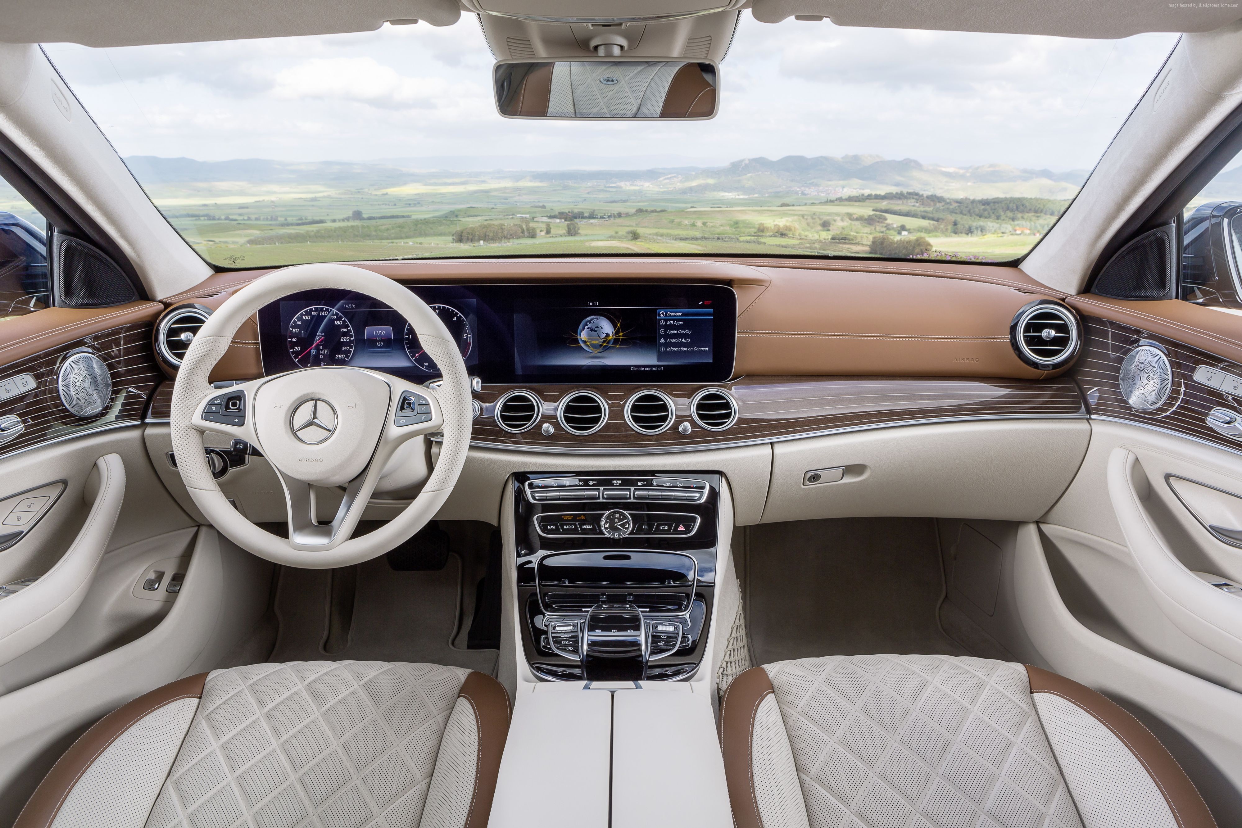 4K Mercedes-Benz E400 Cabriolet Interior 2018 Cars HD Wallpaper