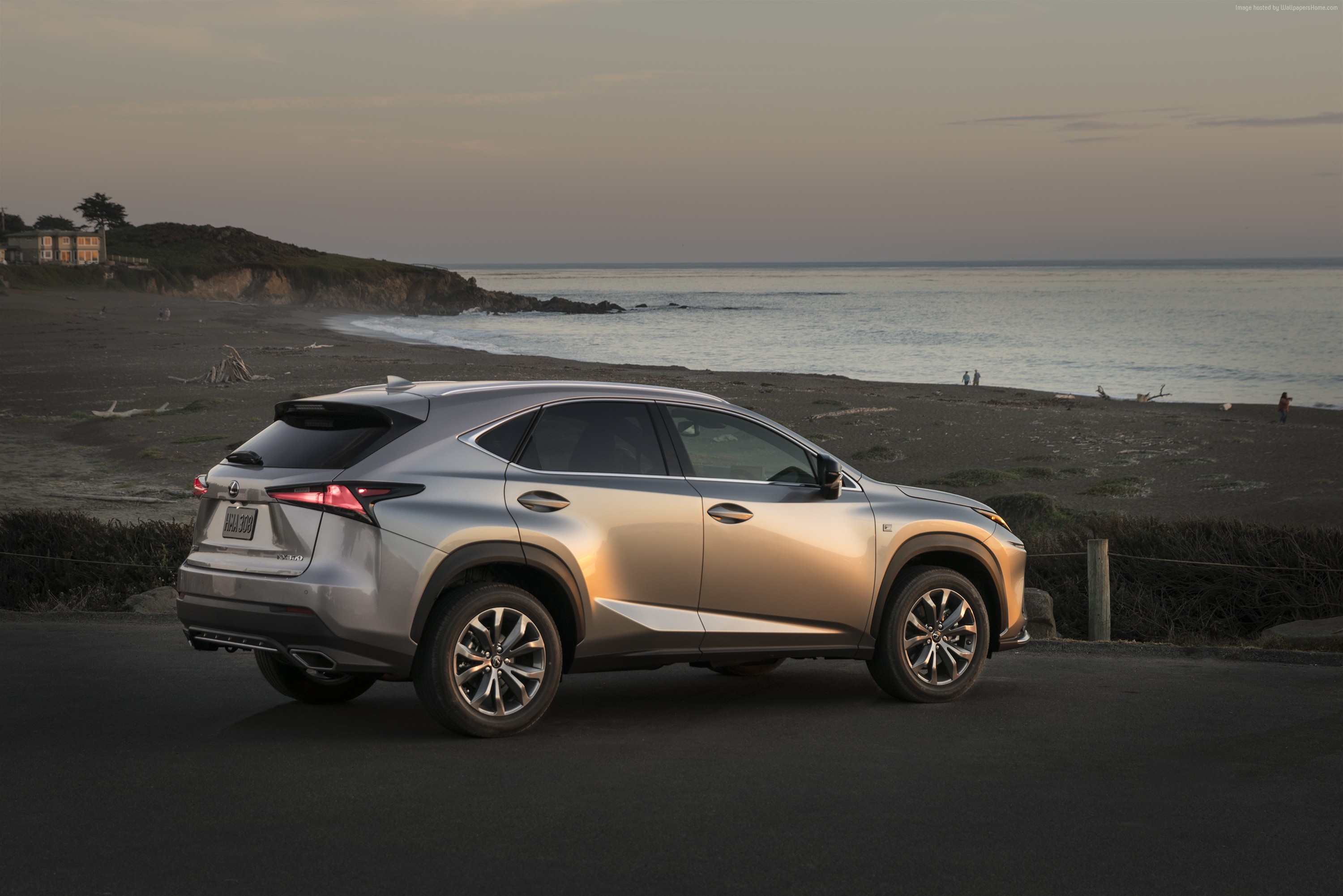 2018 Lexus NX 300 F Sport SUV by the ocean HD Wallpaper