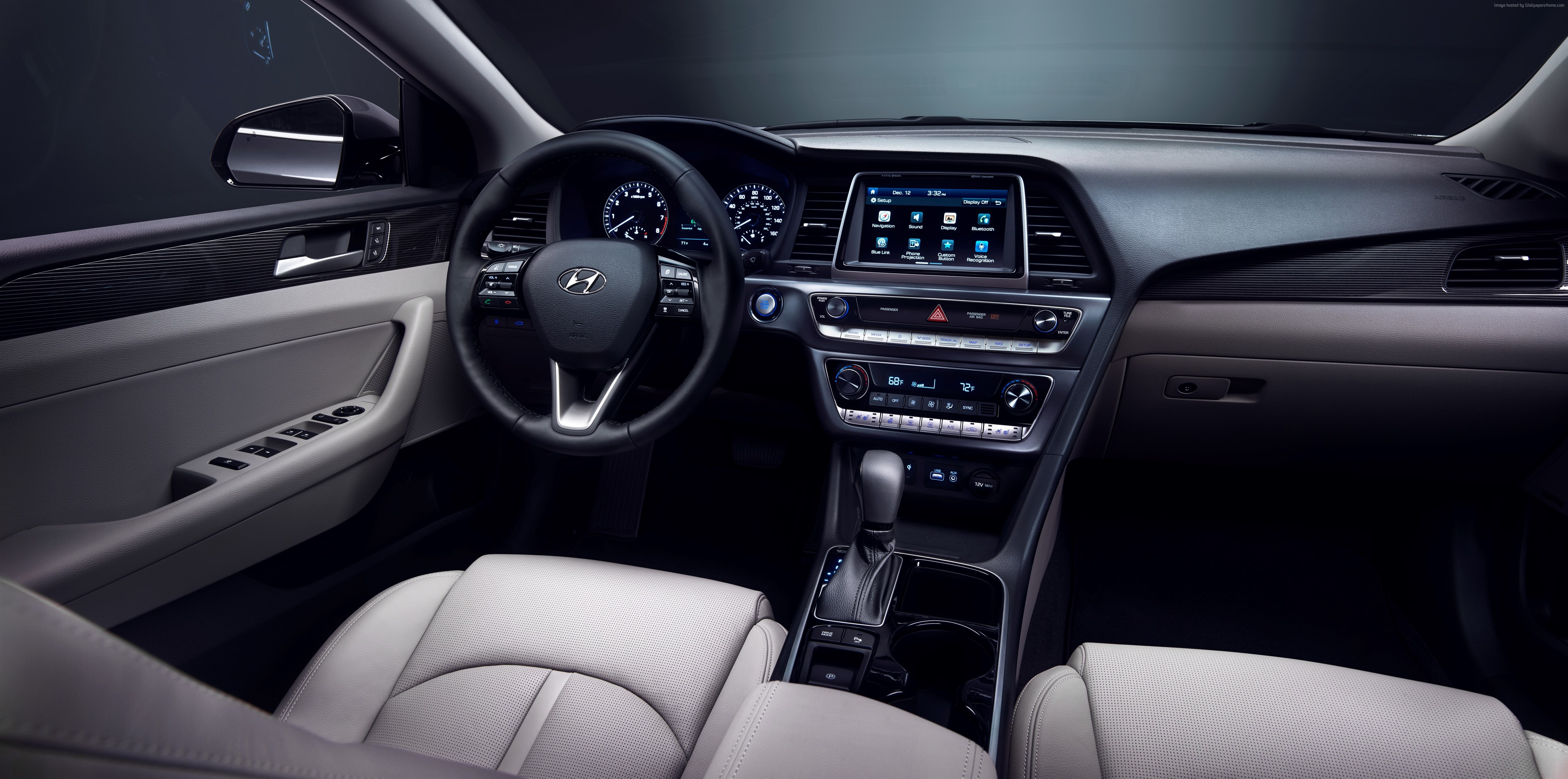 Hyundai Sonata Interior Dashboard 2018 HD Wallpaper