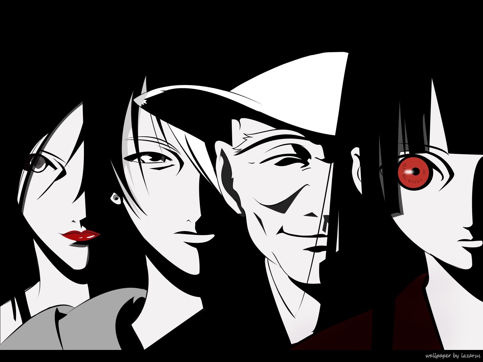 Characters from Jigoku Shoujo HD Wallpaper