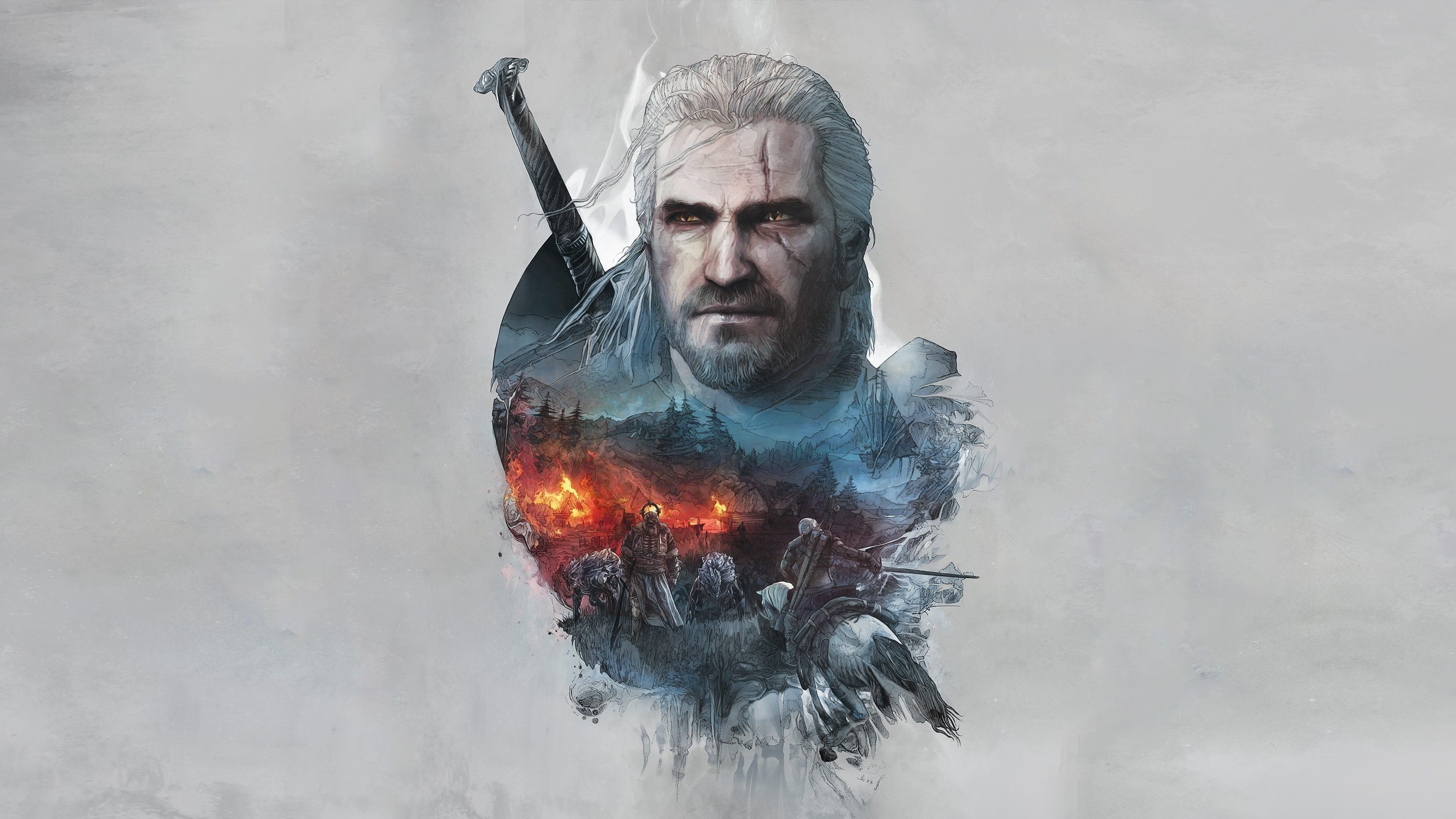 Geralt of Rivia from The Witcher 3 Wild Hunt HD Wallpaper