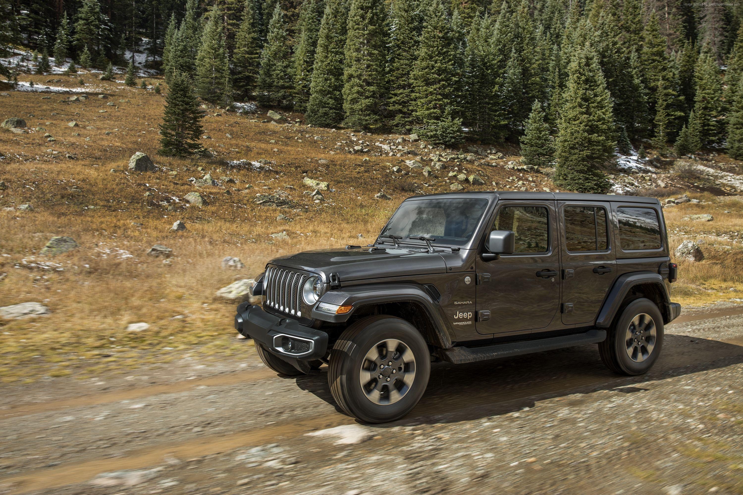 2019 Jeep Wrangler Sahara 4K HD Wallpaper