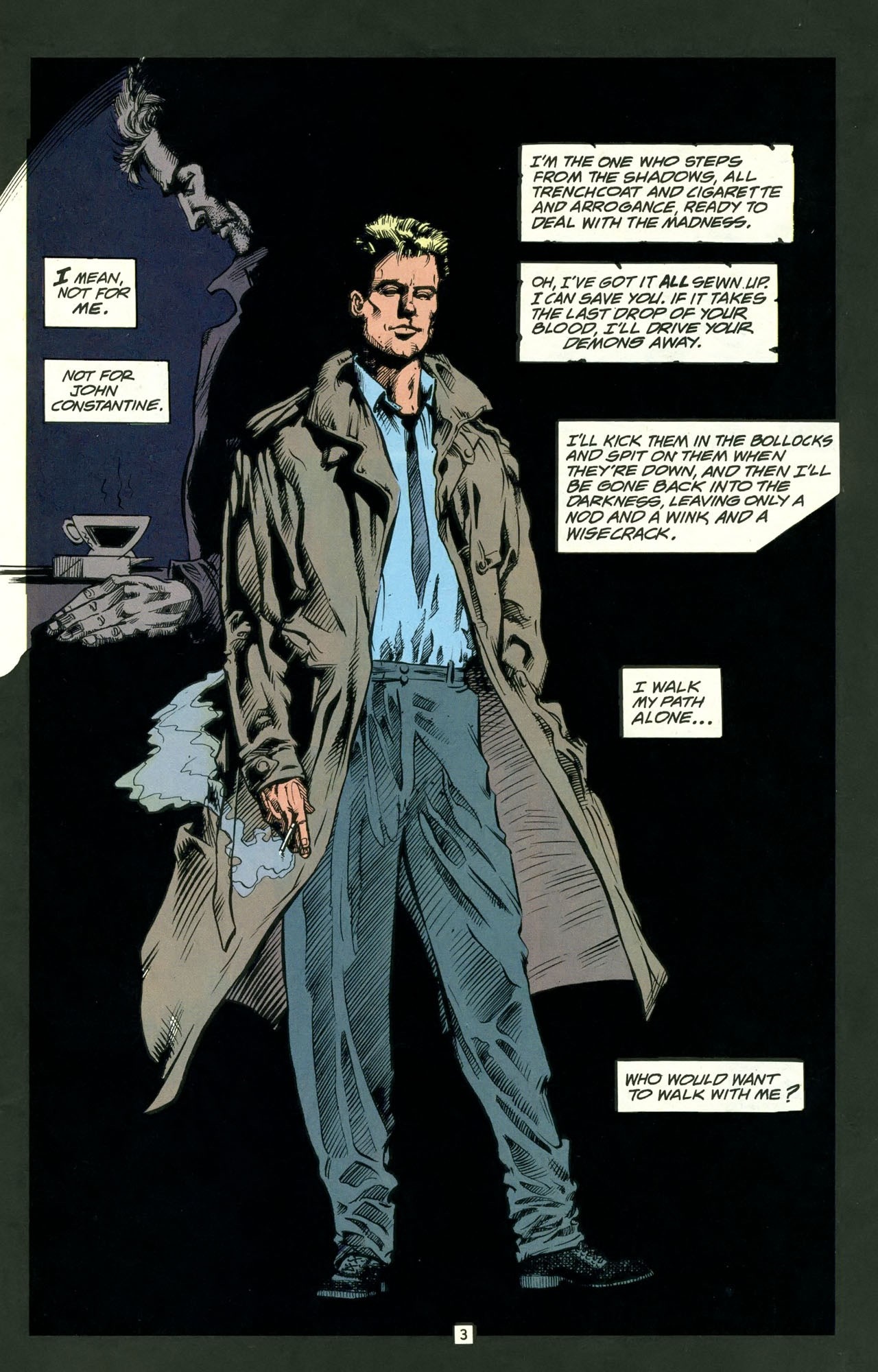 John Constantine from Hellblazer HD Wallpaper