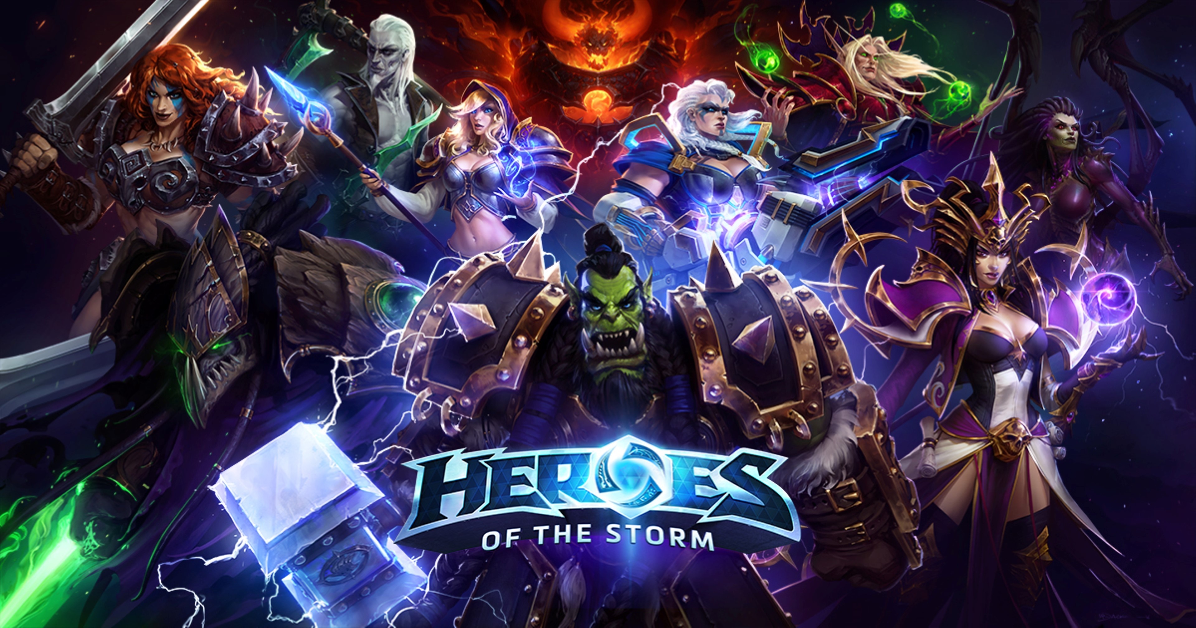 Heroes of the Storm characters HD Wallpaper