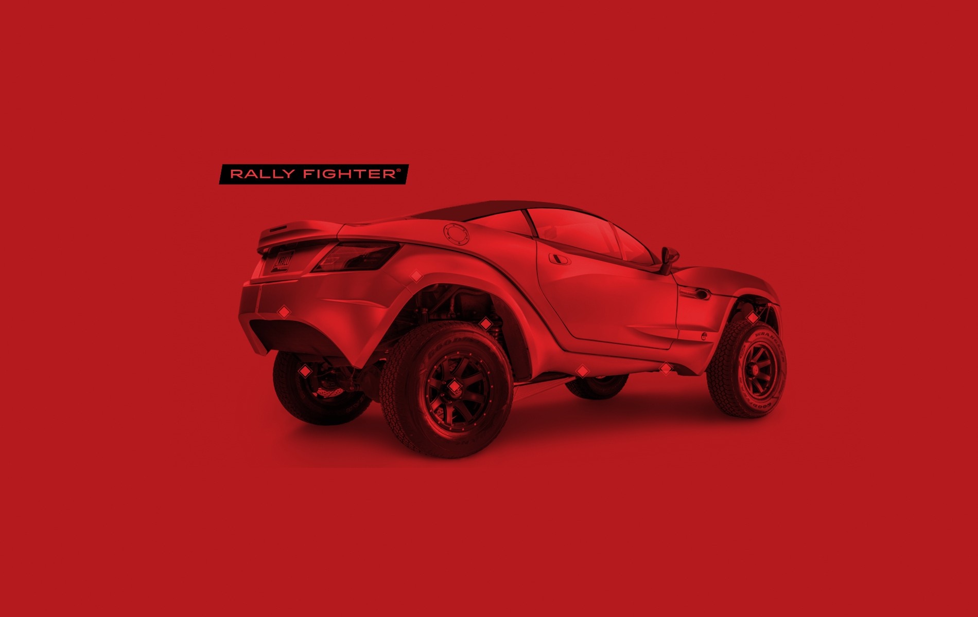 Rally Fighter concept car illustration HD Wallpaper