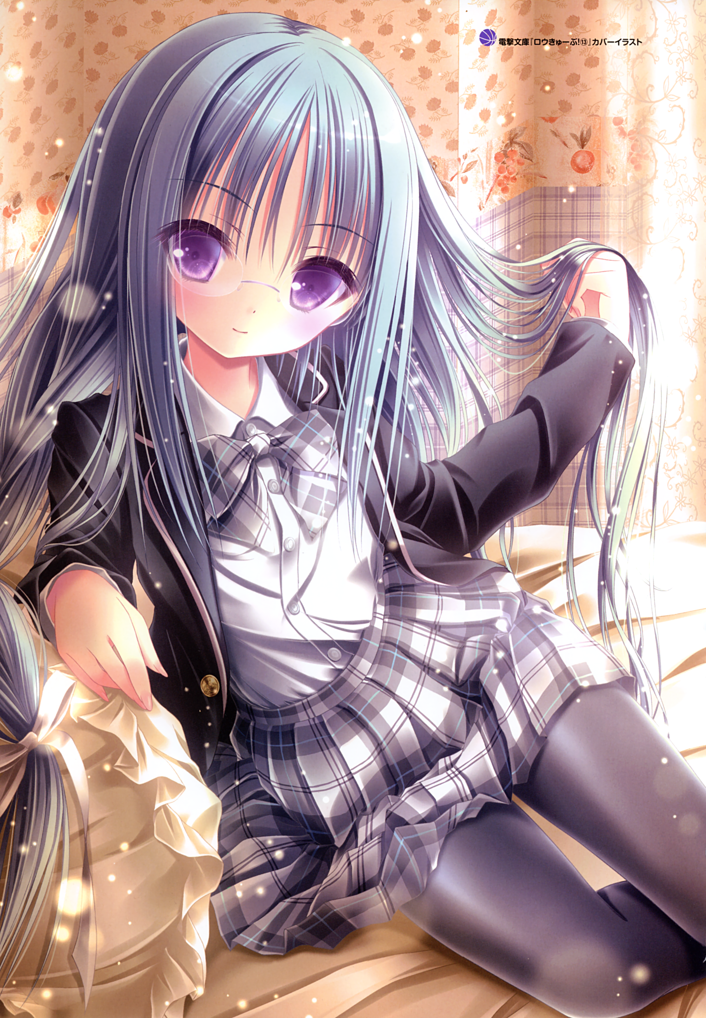 Saki Nagatsuka from Ro-Kyu-Bu! wearing a school uniform HD Wallpaper
