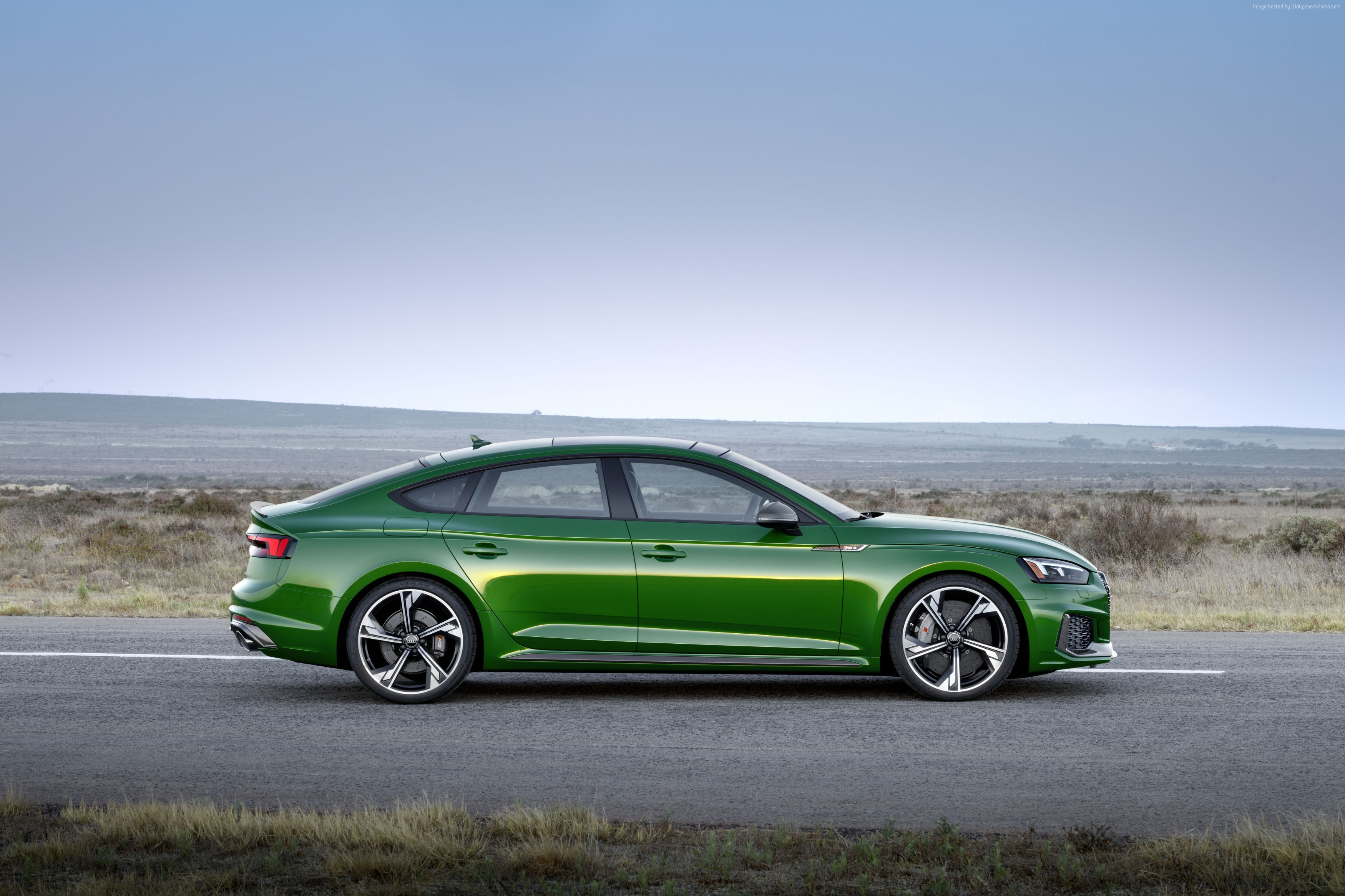 Green Audi RS5 Sportback 4K HD Wallpaper