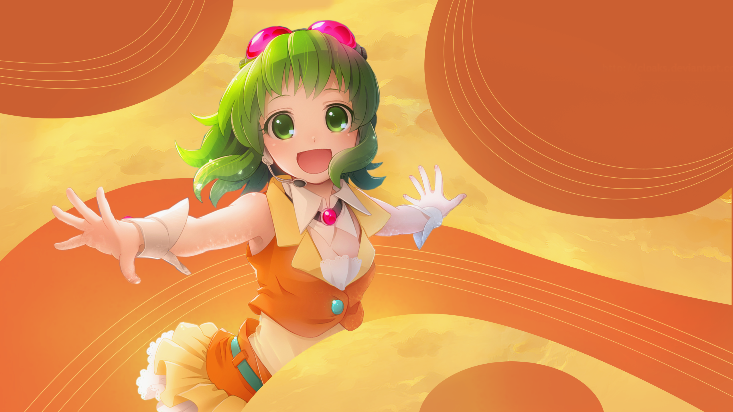 Megpoid Gumi from Vocaloid HD Wallpaper