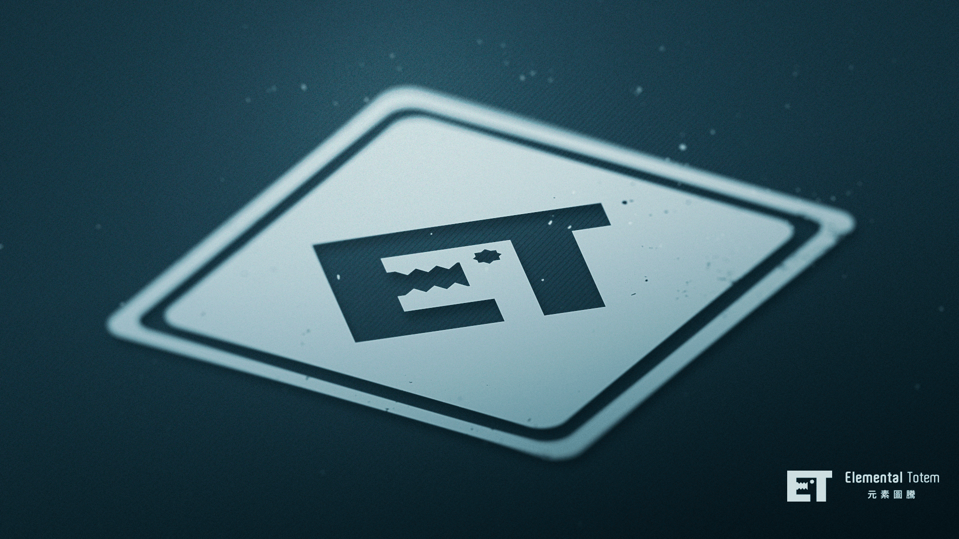 Elemental Totem logo with ET symbol HD Wallpaper