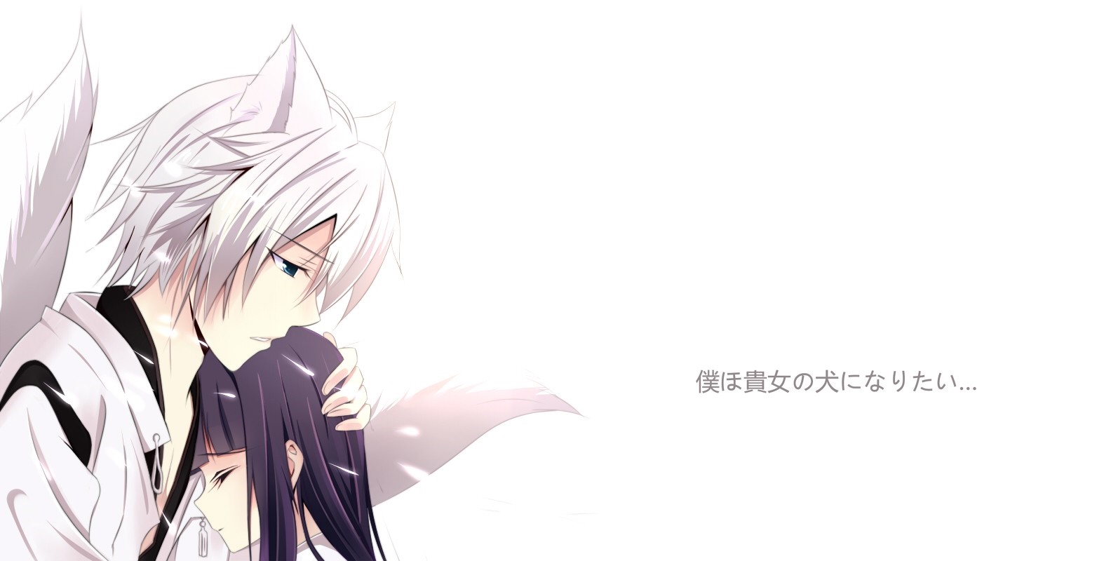 Miketsukami Soushi and Shirakiin Ririchiyo from Inu x Boku SS HD Wallpaper