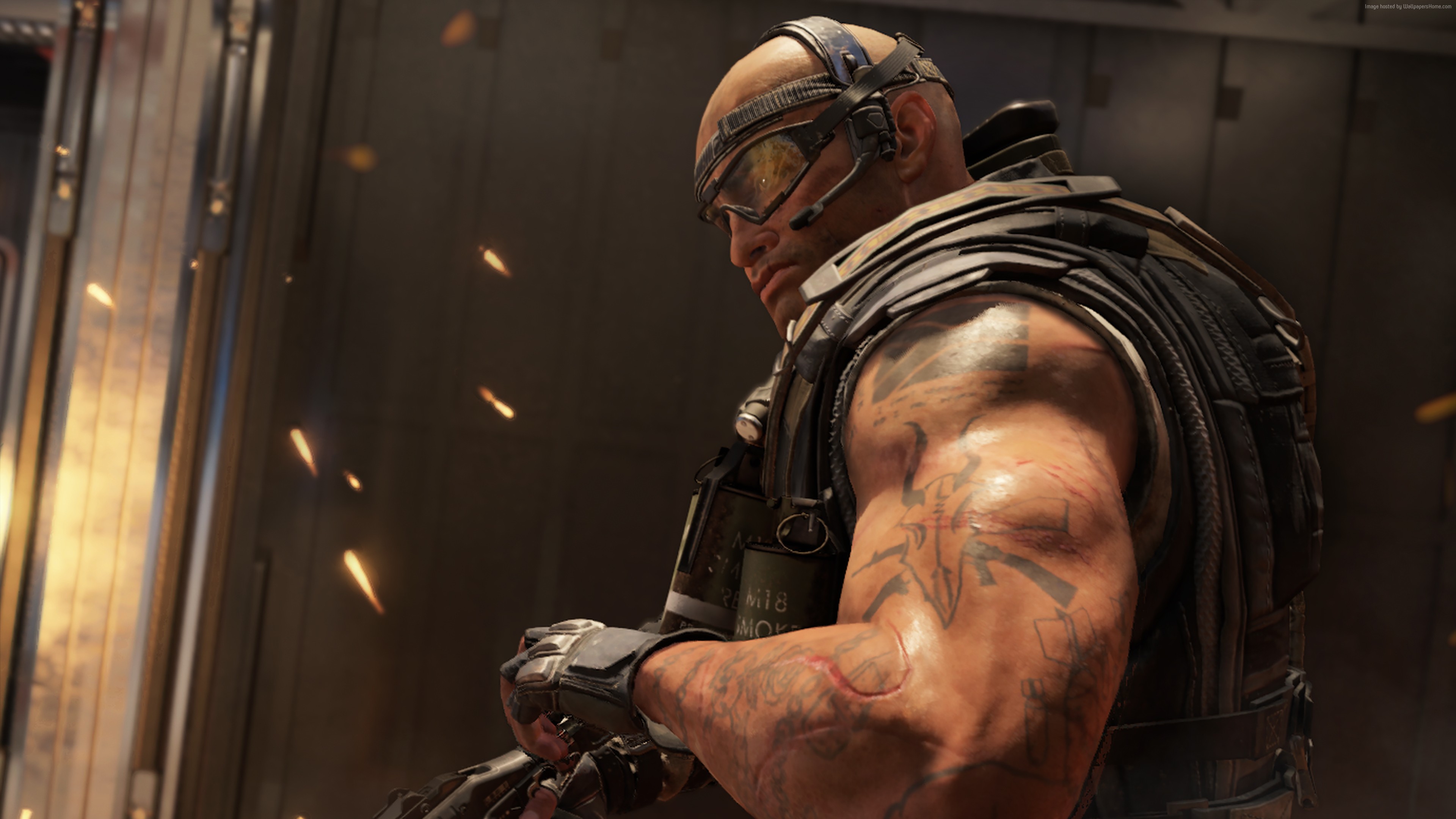 4K screenshot of a soldier from Call of Duty Black Ops 4 HD Wallpaper