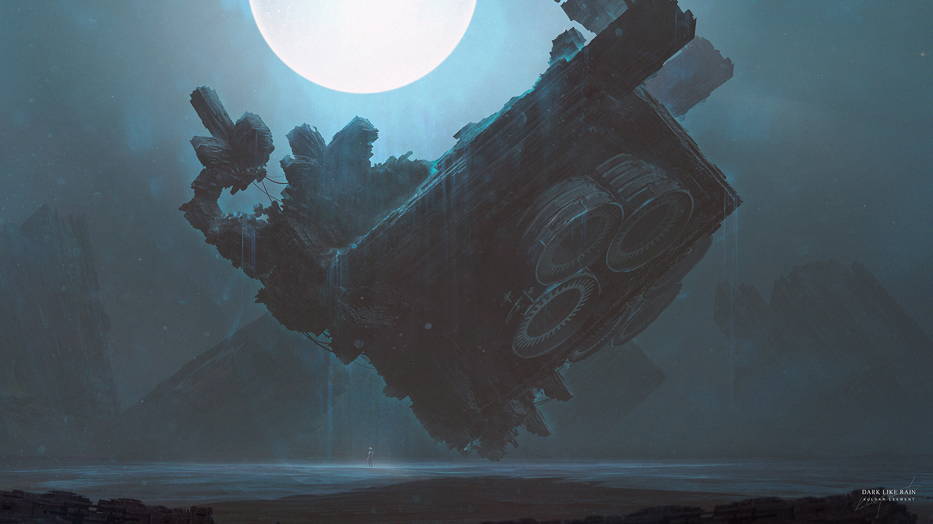 Dark Like Rain by Kuldar Leement HD Wallpaper
