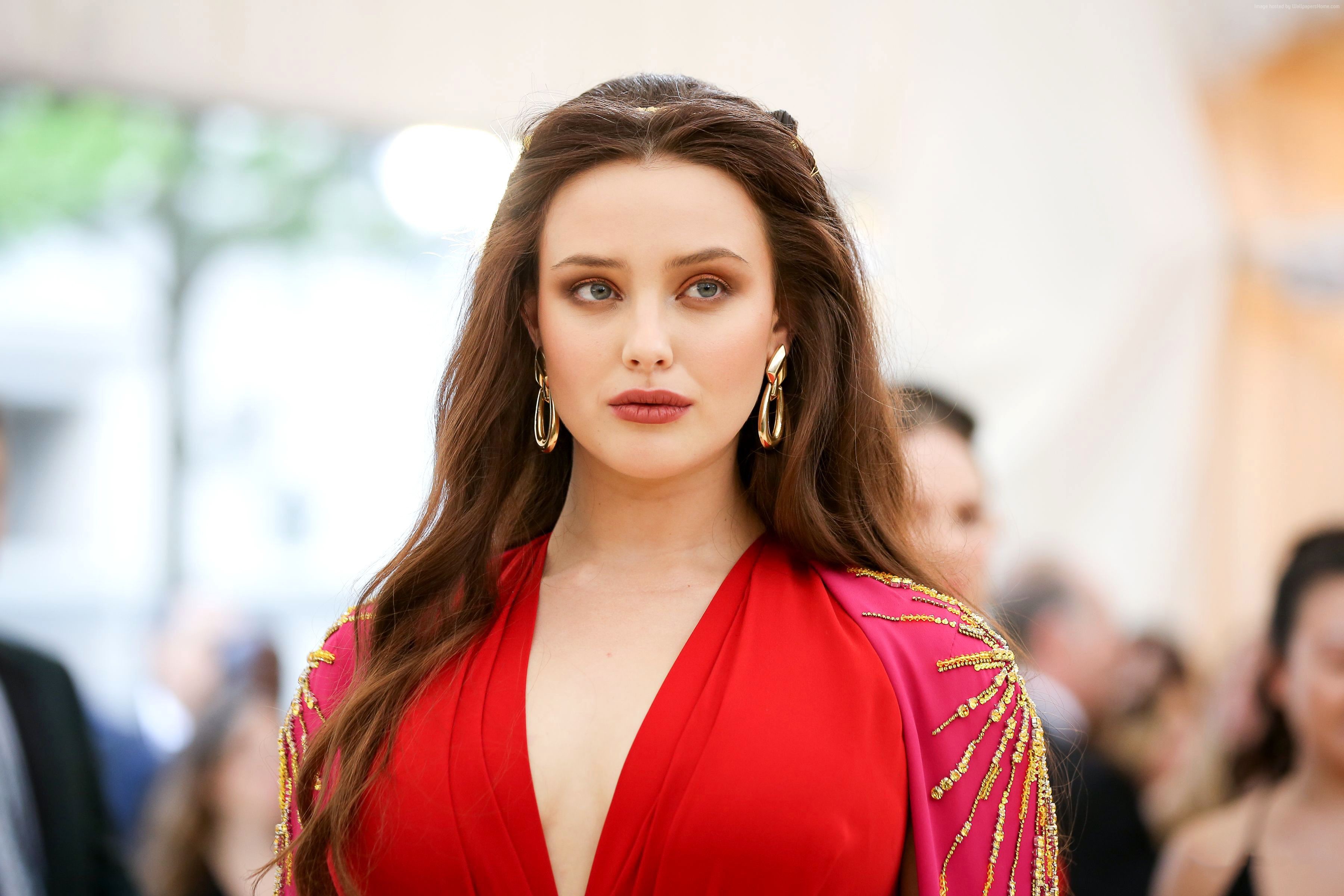 Katherine Langford at Met Gala 2018 HD Wallpaper