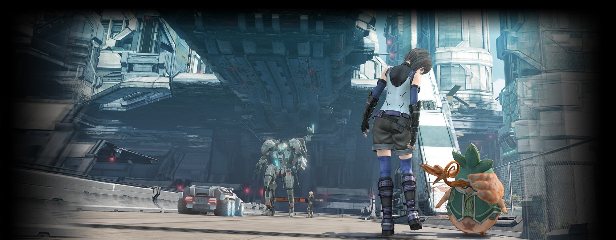 Elma and Tatsu from Xenoblade Chronicles X on Wii U HD Wallpaper