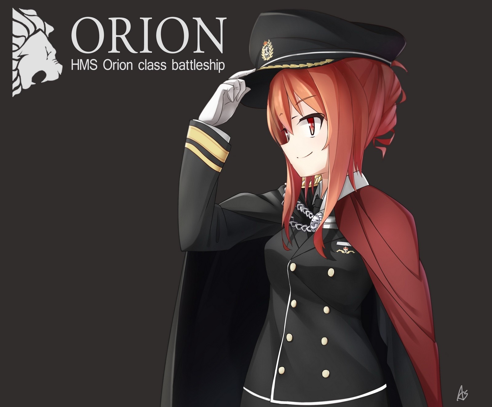 Orion HMS Orion class battleship anime girl HD Wallpaper