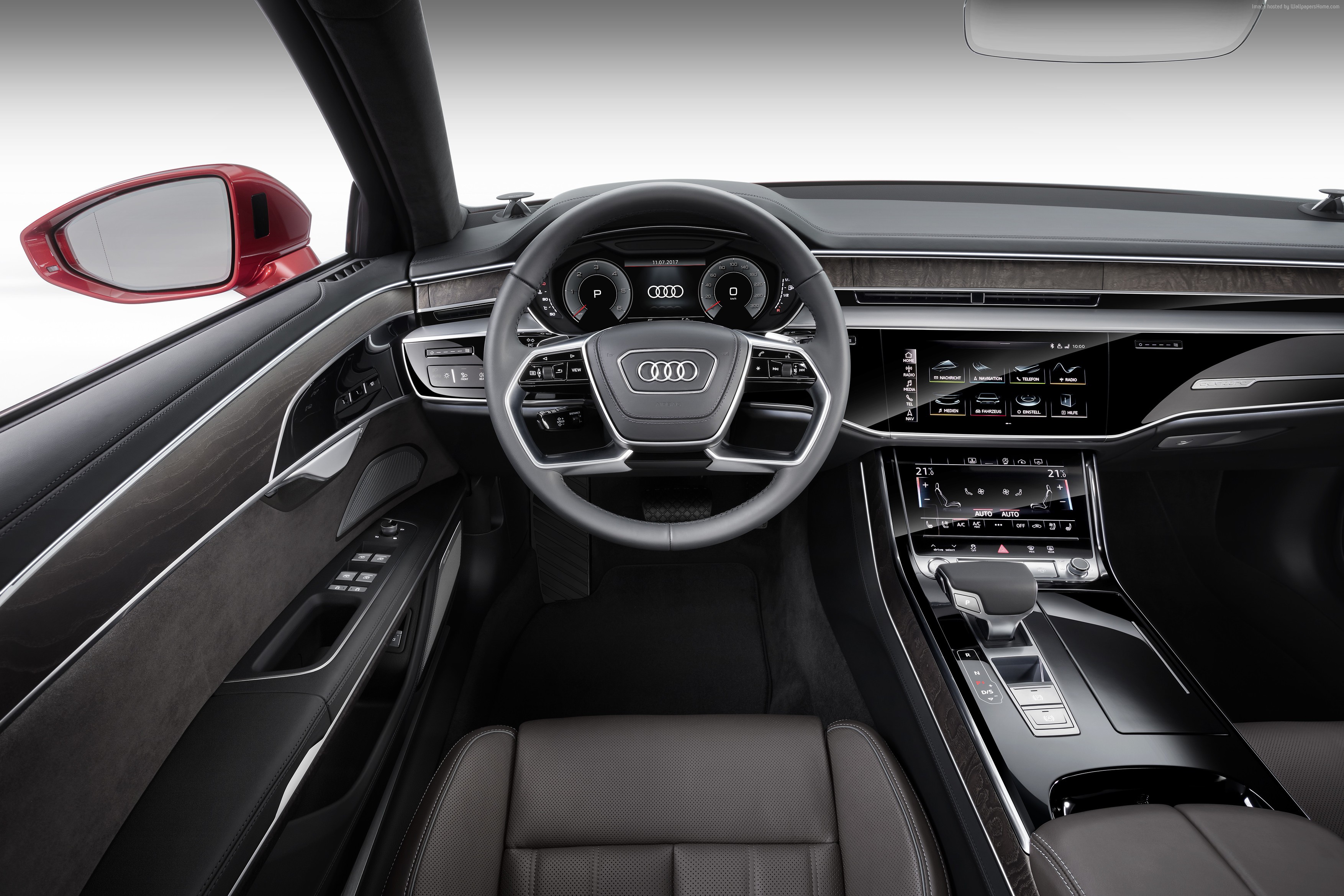 Audi A8 Interior 4K HD Wallpaper