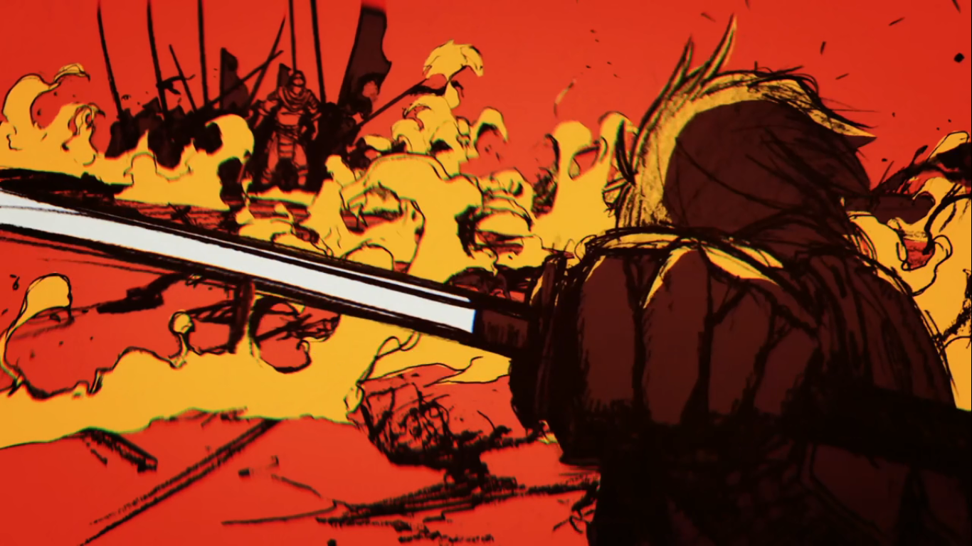 Shimazu Toyohisa from Drifters in battle HD Wallpaper