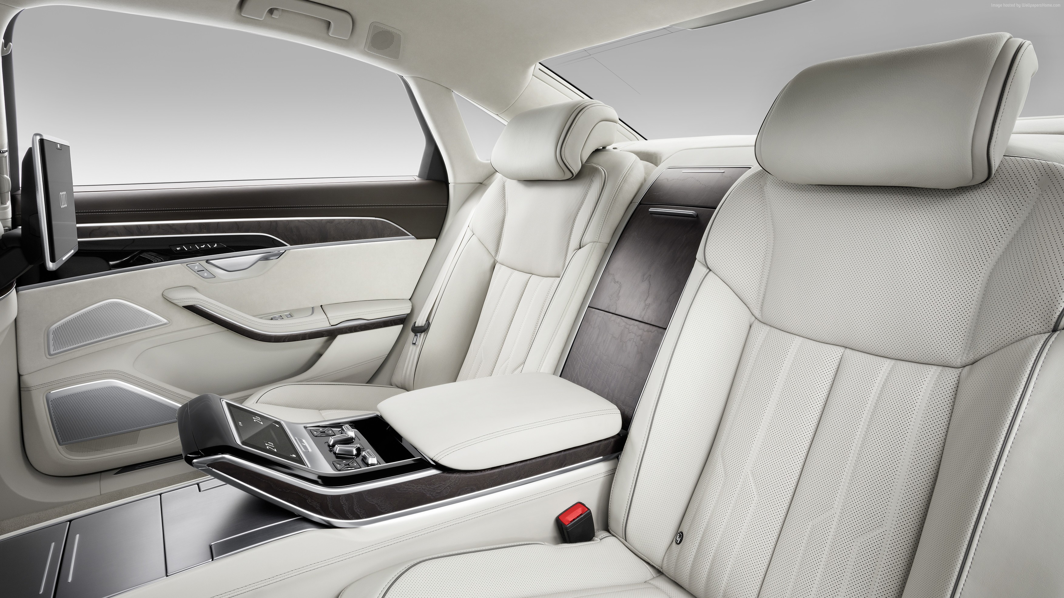 Audi A8 L interior 4K HD Wallpaper