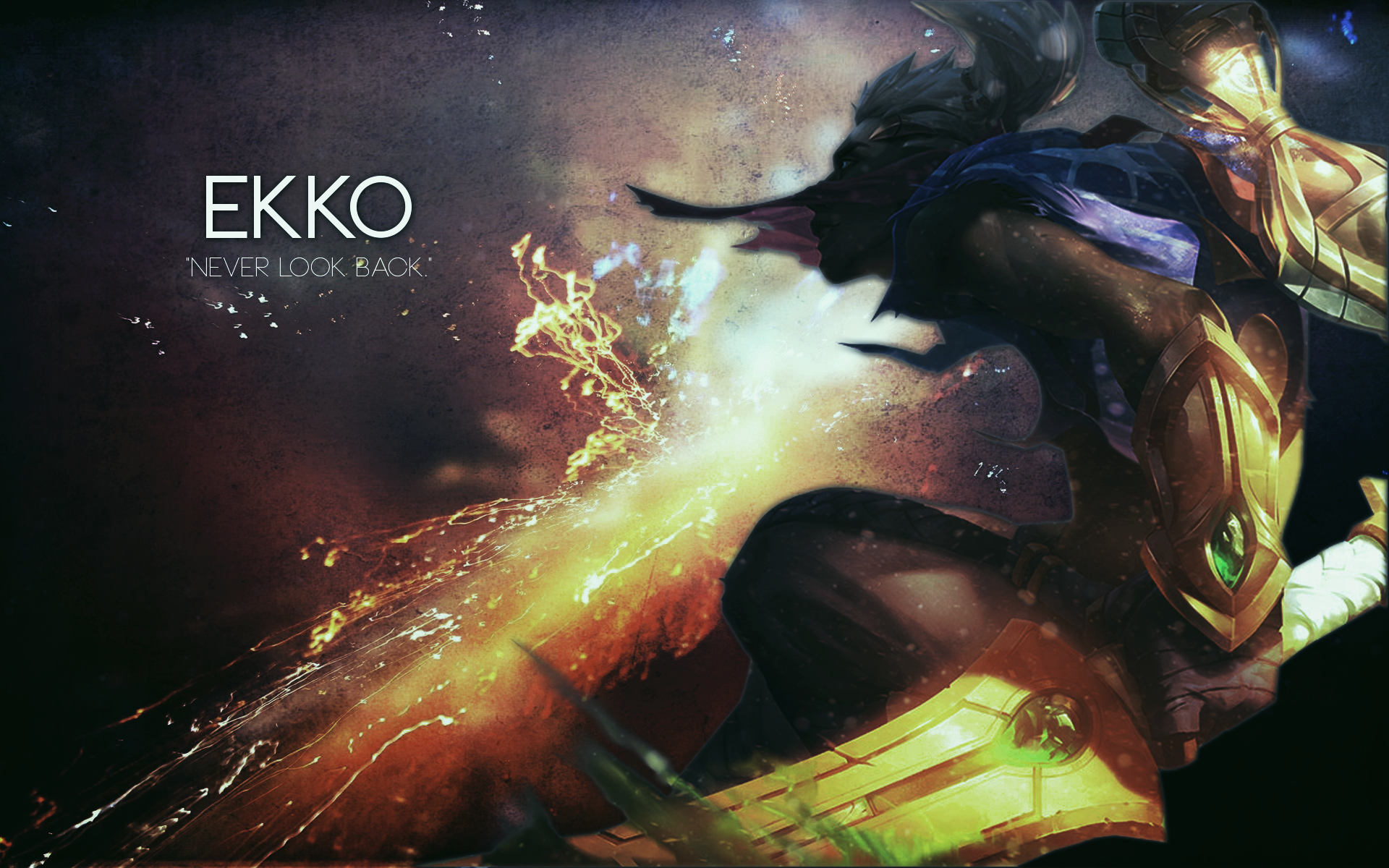 Ekko from League of Legends HD Wallpaper