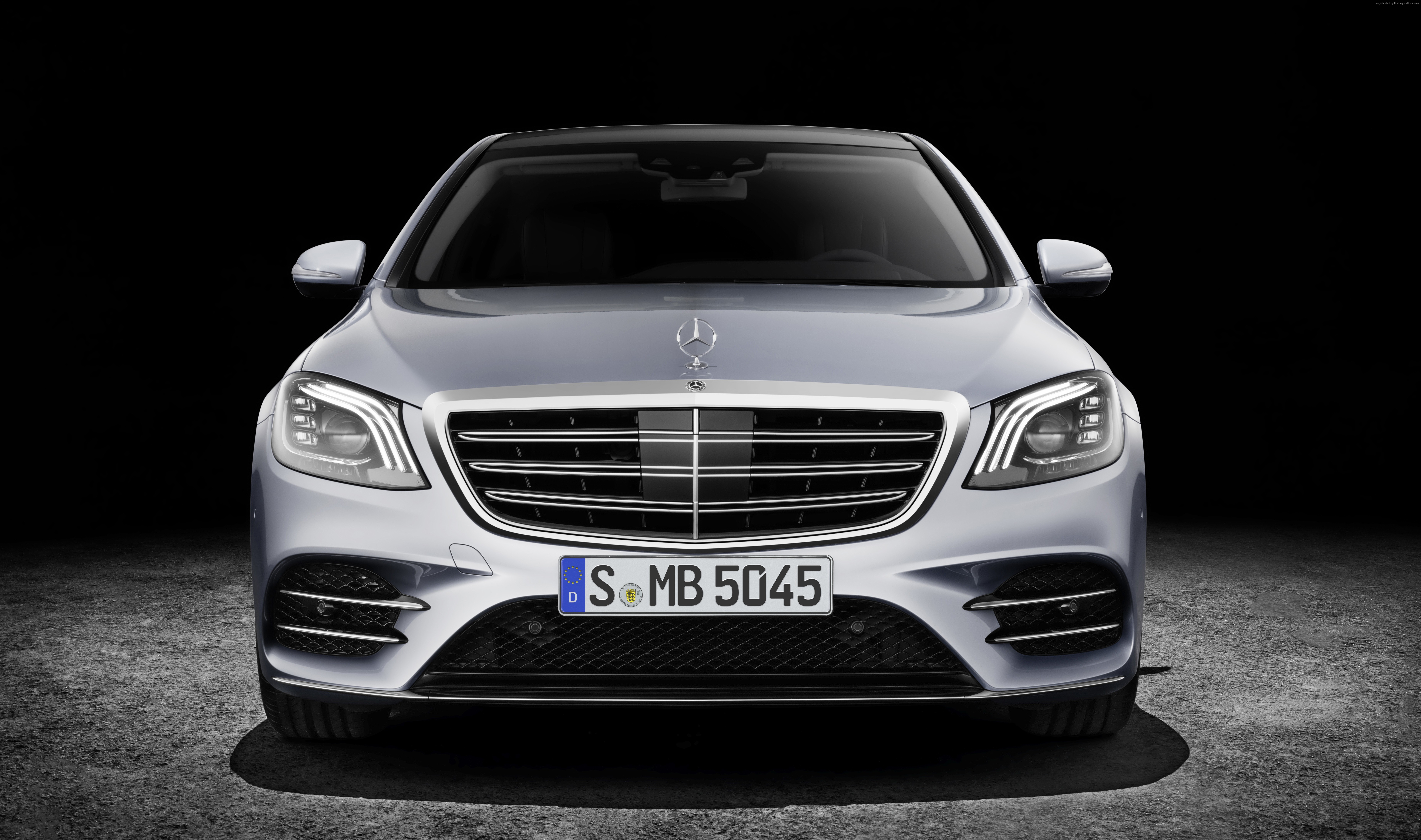 2018 Mercedes-Benz W222 S-Class Facelift 4K HD Wallpaper