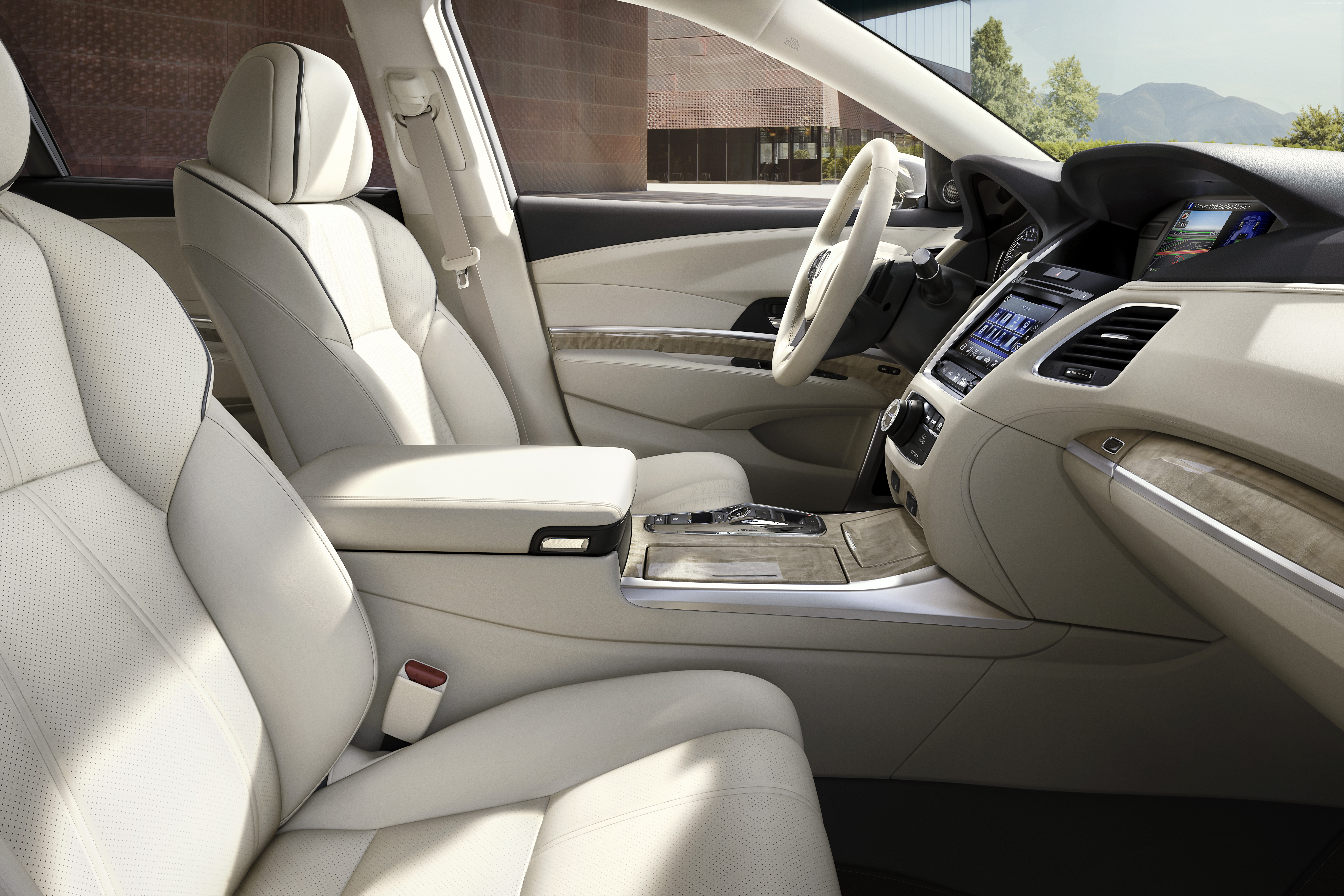Interior of a 2018 Acura RLX 4K HD Wallpaper