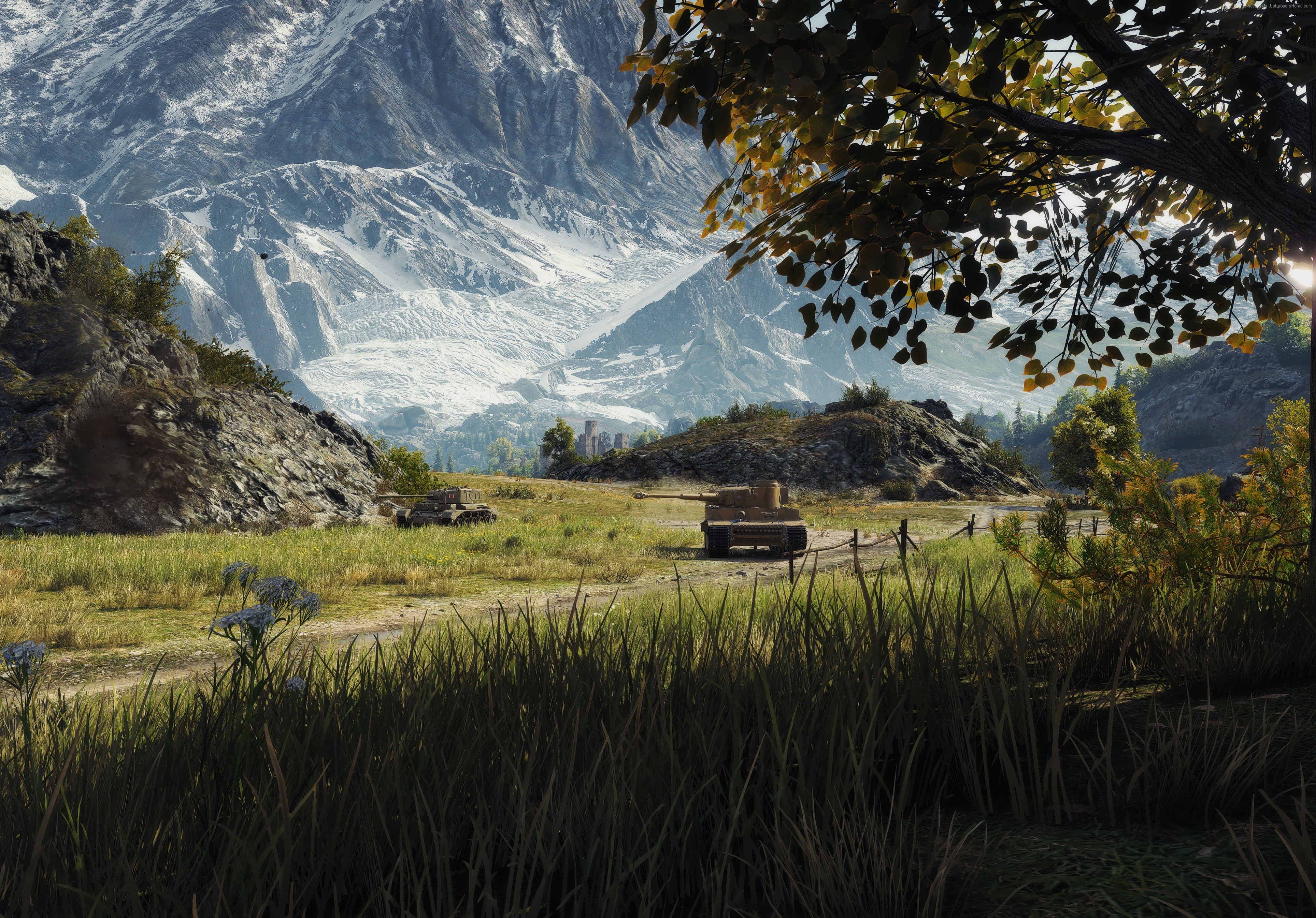 World of Tanks 1.0.2 4K nature graphics HD Wallpaper